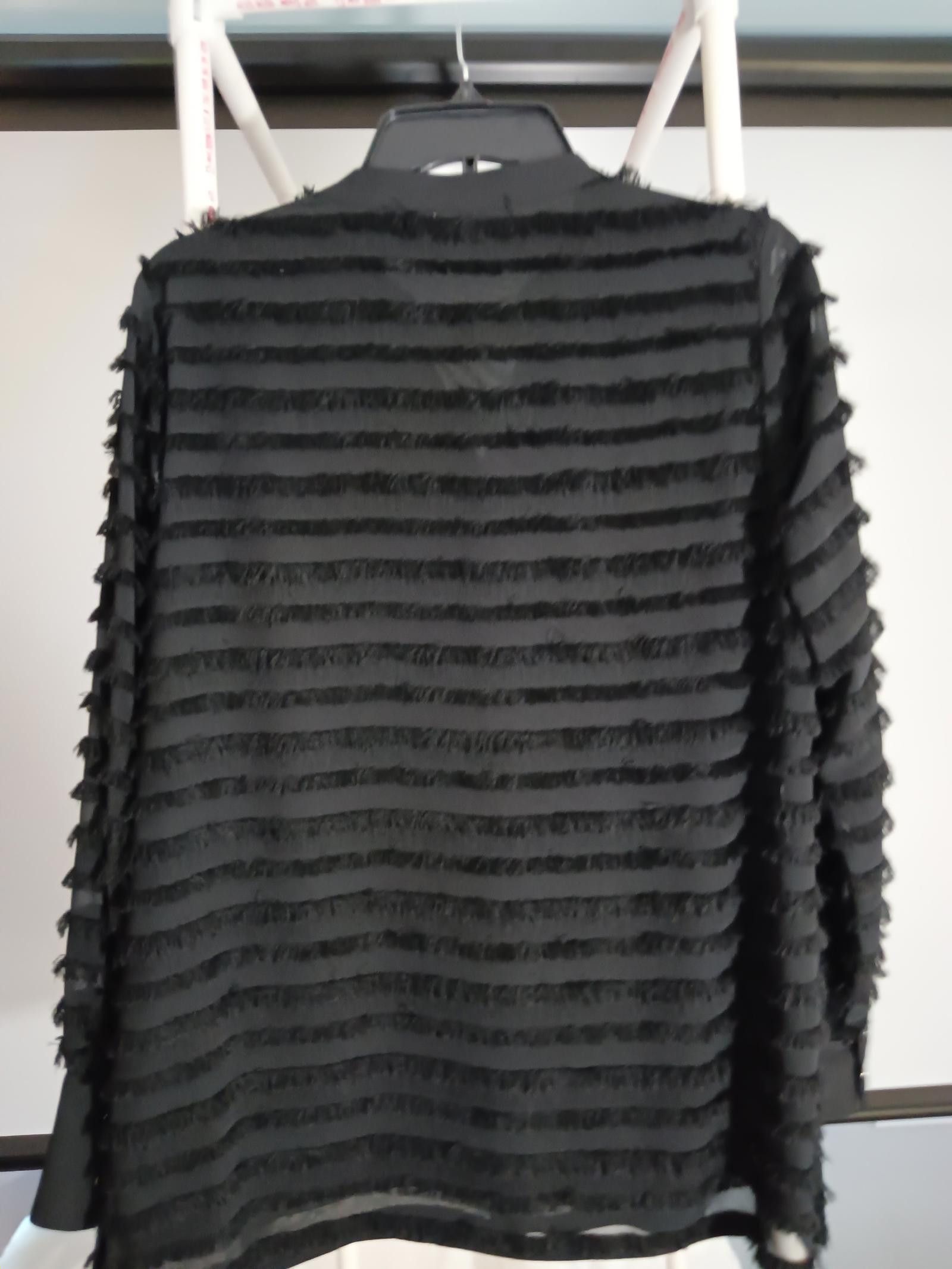Designer ALEXIA Women's Black Textured Cardigan Size S / US 4 / IT 40 - 2 Thumbnail