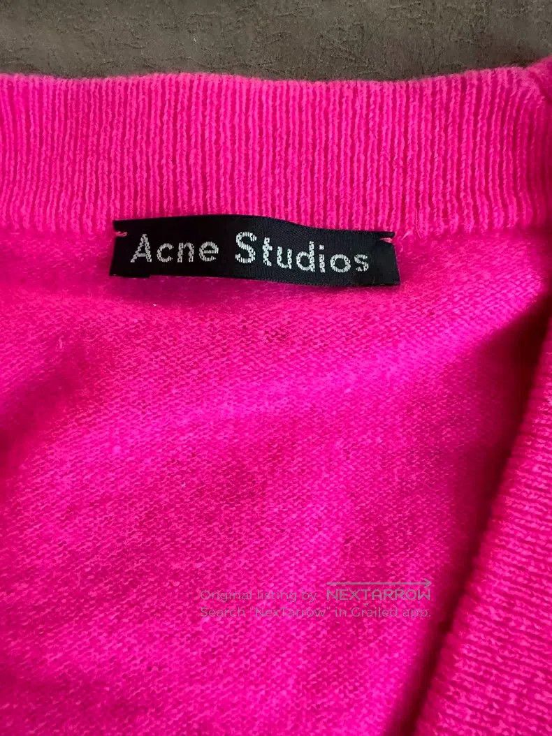 Acne Studios Acne Studios Knit Cardigan Pink Size US M / EU 48-50 / 2 - 2 Thumbnail