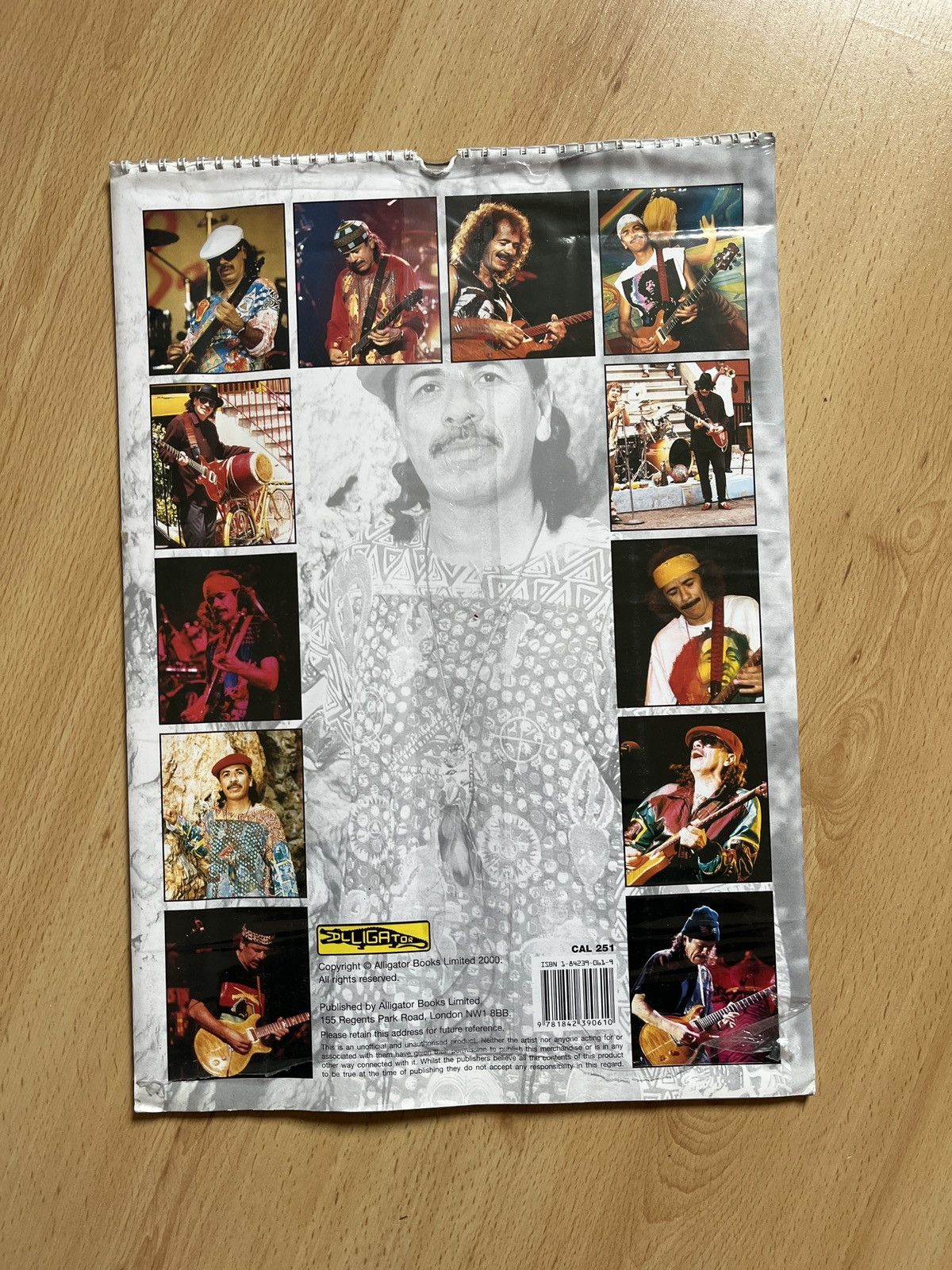 Band Tees × Vintage Carlos Santana vintage calendar 2001 Size ONE SIZE - 5 Thumbnail