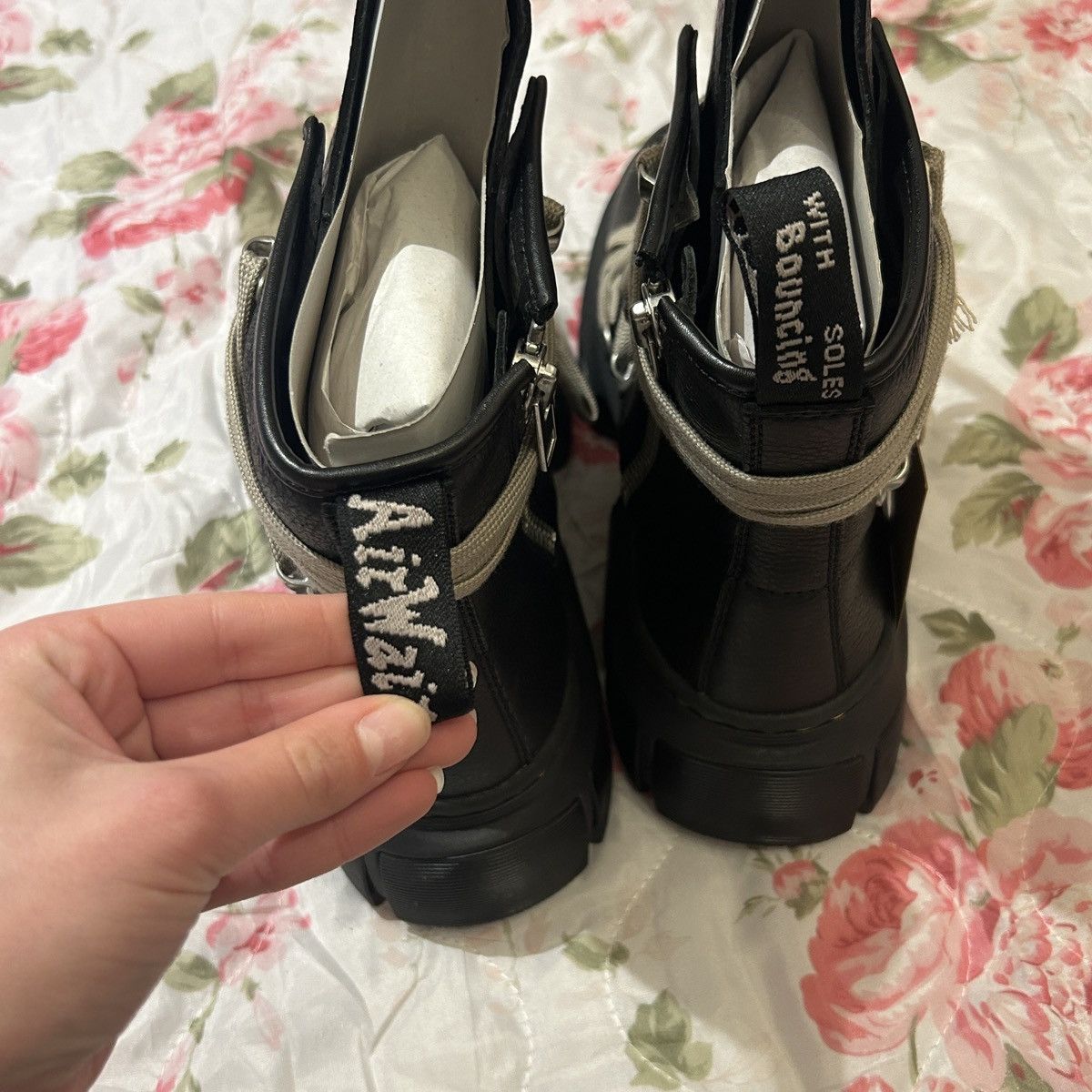 Rick Owens x Dr.Martens Mega Lace Boots DMXL 1460