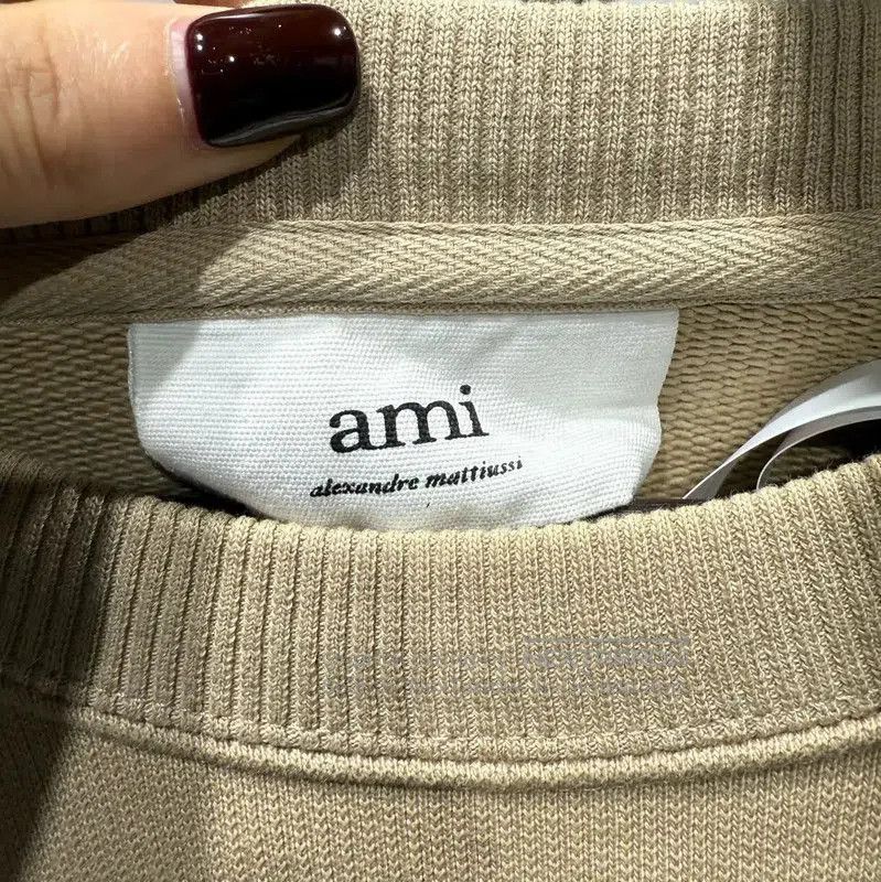AMI AMI Men's Gray Sweatshirt with Logo . Size US L / EU 52-54 / 3 - 3 Thumbnail