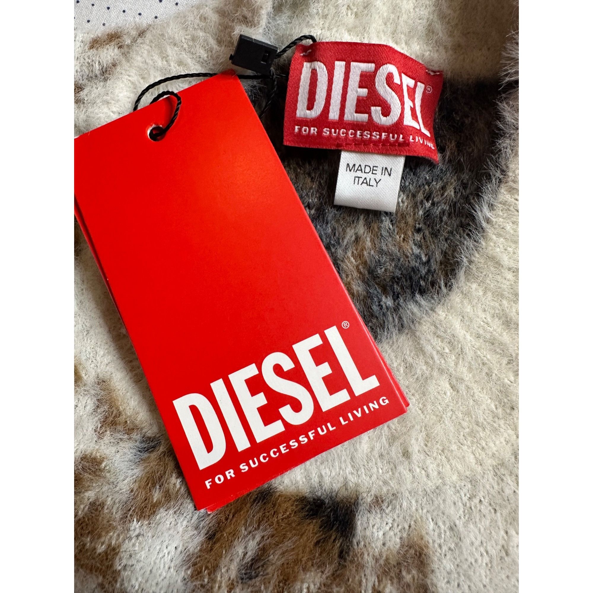 Diesel Diesel Itello Sweater in Chocolate Small New Mens Knit Pullo Size US S / EU 44-46 / 1 - 10 Thumbnail