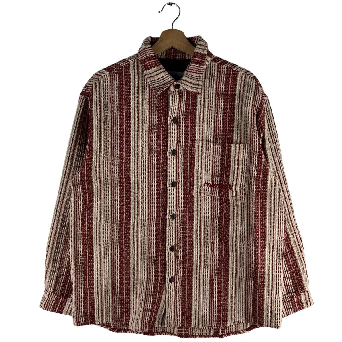 Japanese Brand 🔥Striped Chore Flannel Jacket Mistril IS Japan Size US S / EU 44-46 / 1 - 1 Thumbnail