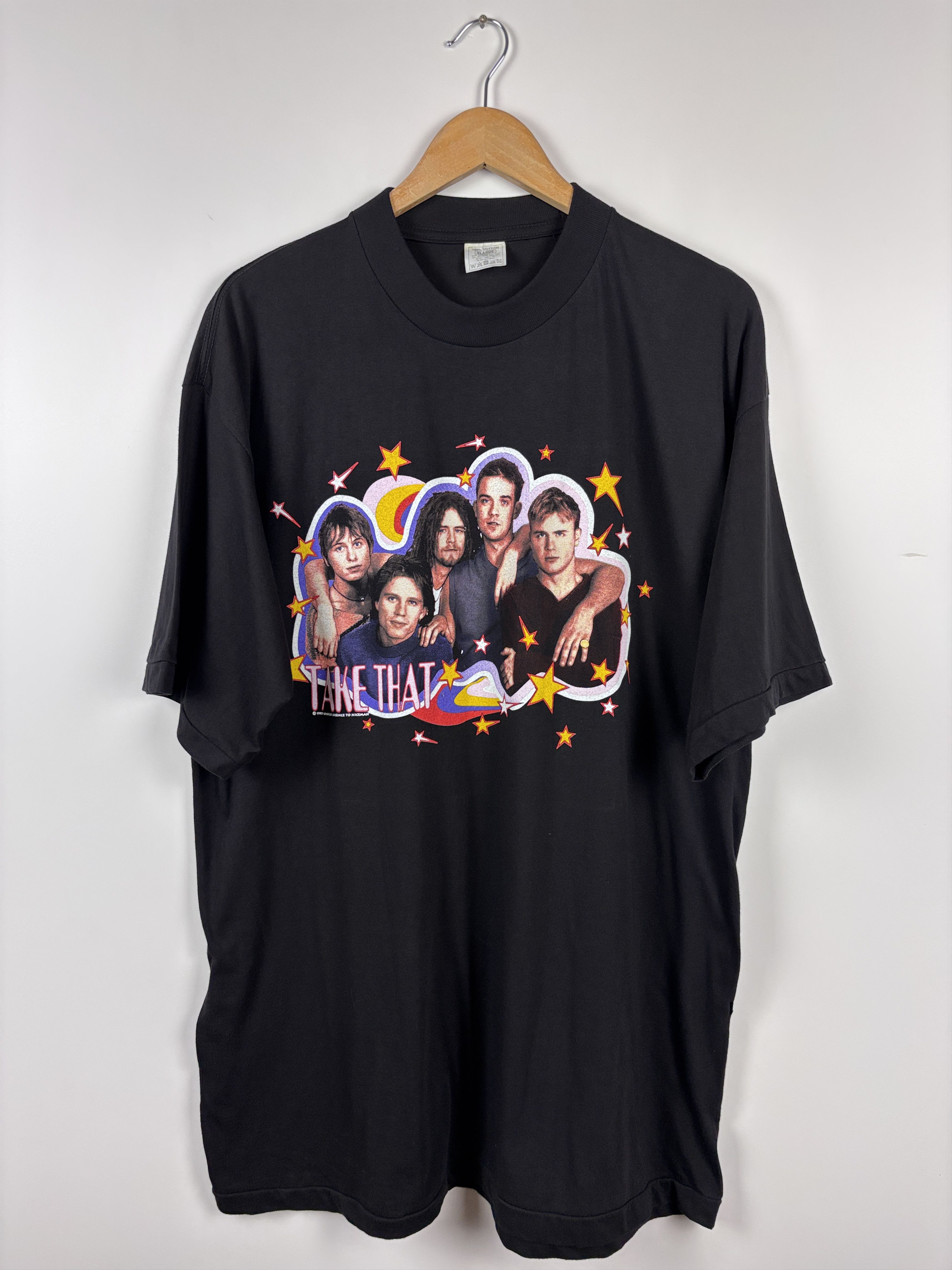 Band Tees × Vintage Vintage Take That Nobody Else Tour 1995 T-shrit Black XL Size US XL / EU 56 / 4 - 1 Thumbnail