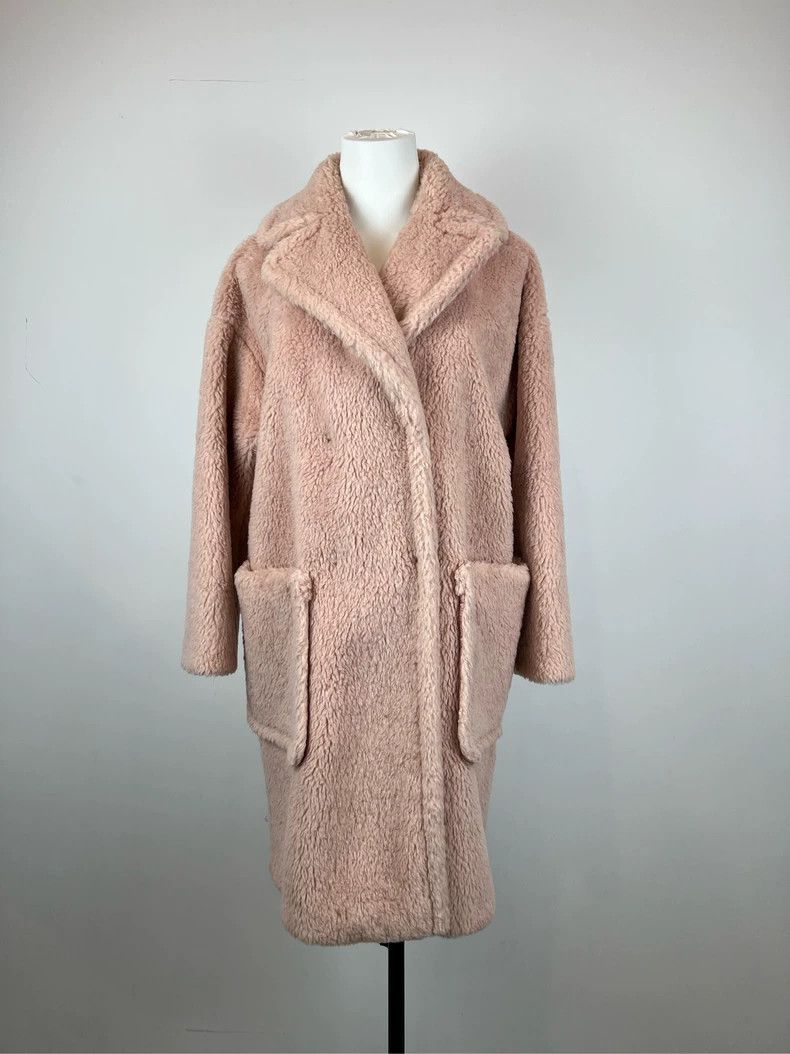 Max Mara Max Mara Black Label Pink Teddy Coat Size XS / US 0-2 / IT 36-38 - 1 Thumbnail