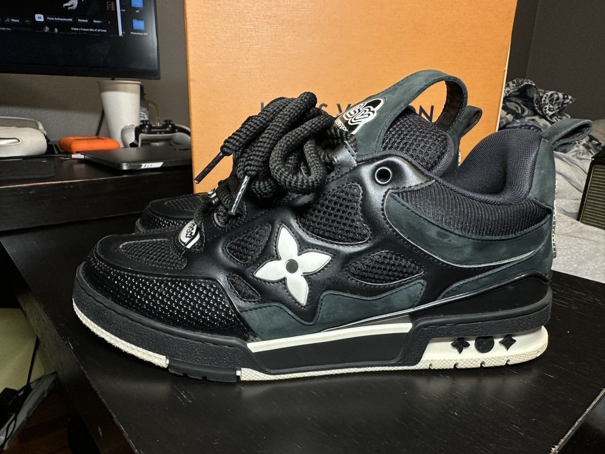 Louis Vuitton Black and White Skate Sneakers Size US 9 / EU 42 - 5 Thumbnail