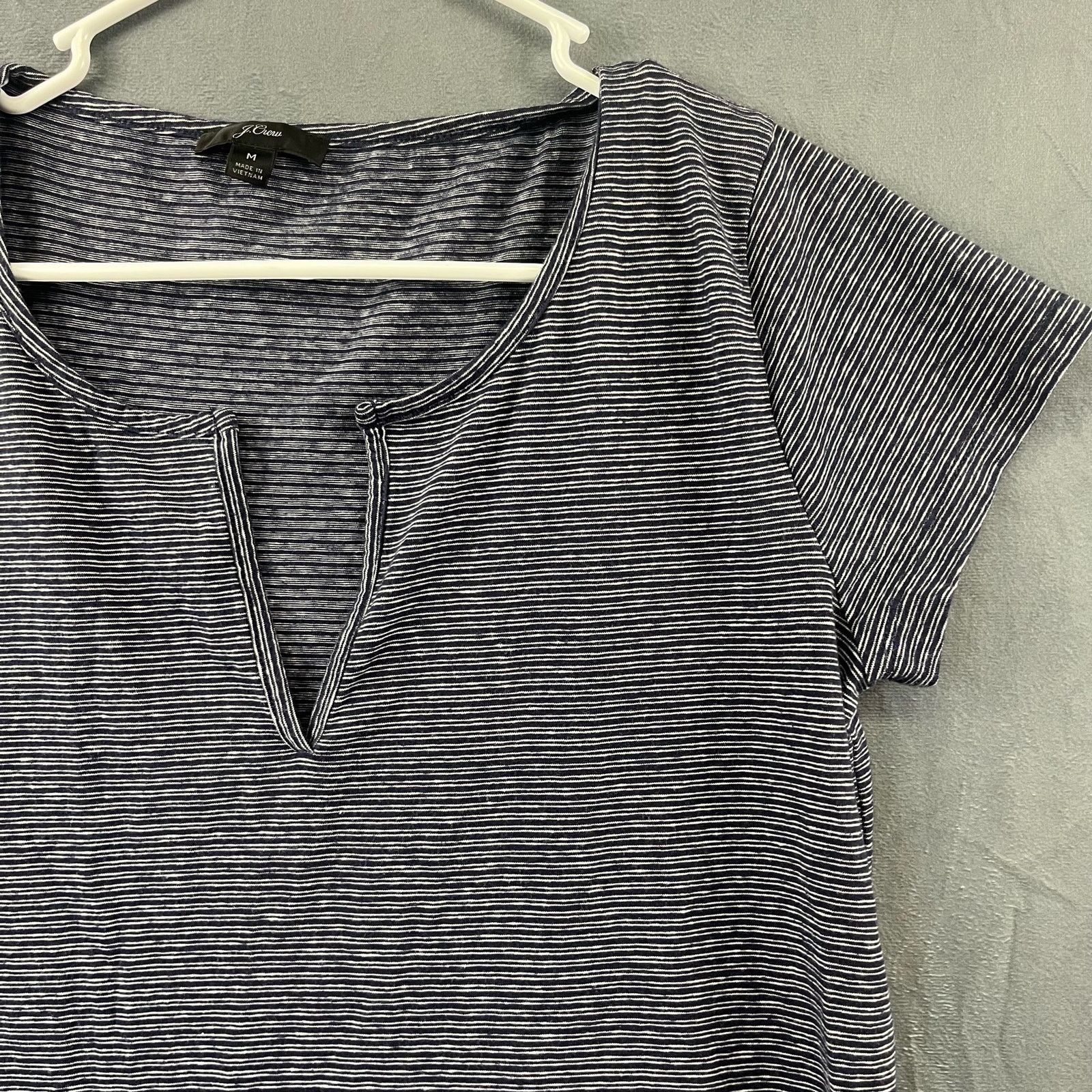J.Crew Preppy J. Crew Fitted Shirt Horizontal Matrix Lines Medium Size M / US 6-8 / IT 42-44 - 7 Thumbnail