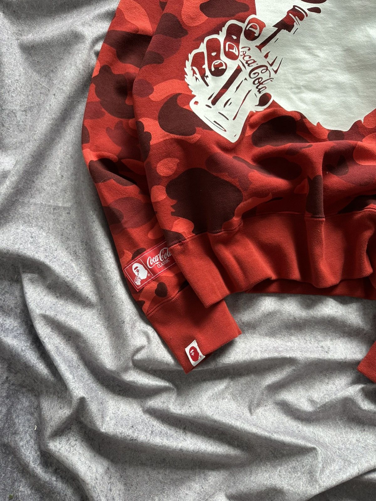 Bape Bape X Coco Cola Red Camo Hoodie Size US S / EU 44-46 / 1 - 3 Thumbnail