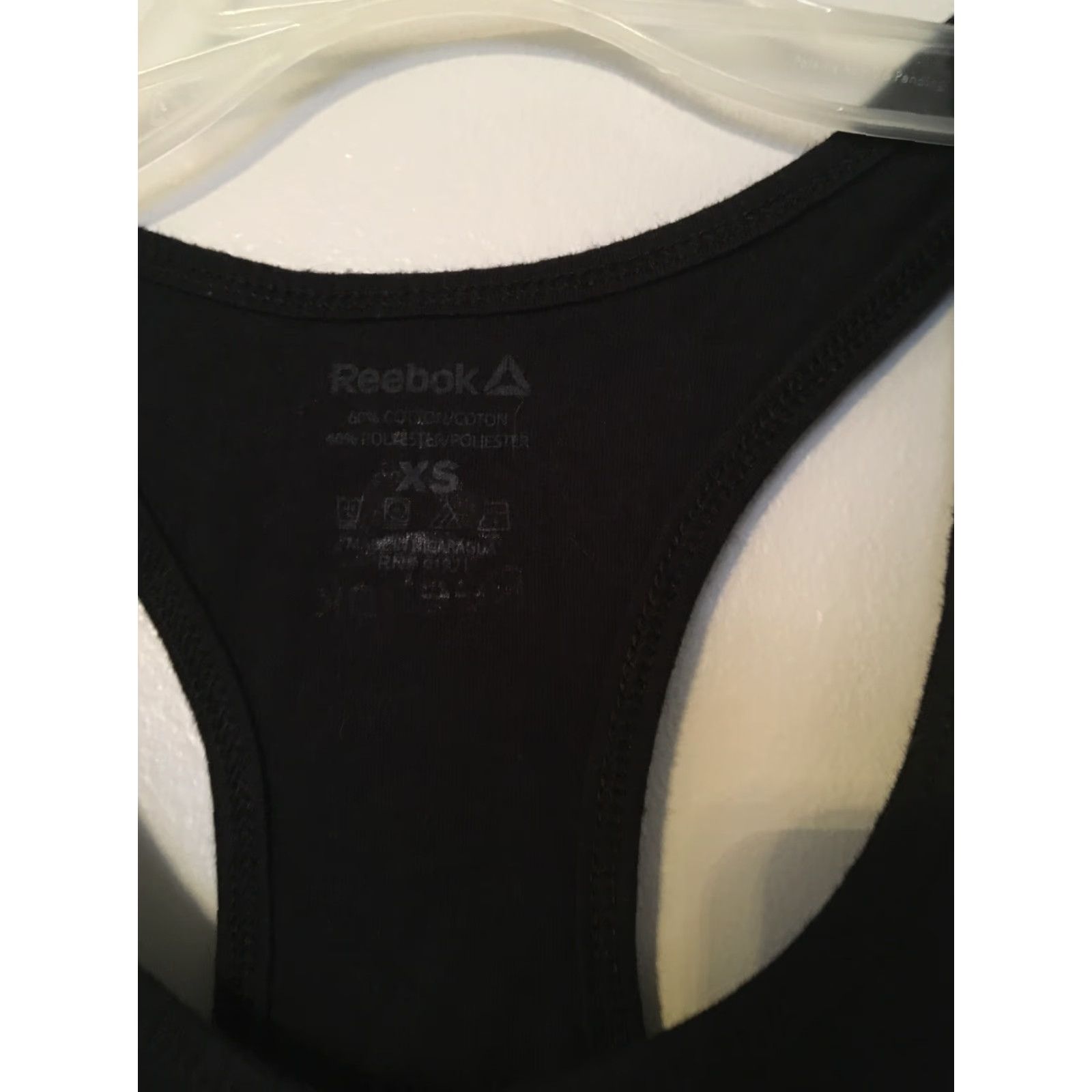 Reebok REEBOK Women's ASS ABS & ATTITUDE Workout T-Shirt Black XS Tank Top Small Logo CrossFit Gym Pullover Size XS / US 0-2 / IT 36-38 - 4 Thumbnail