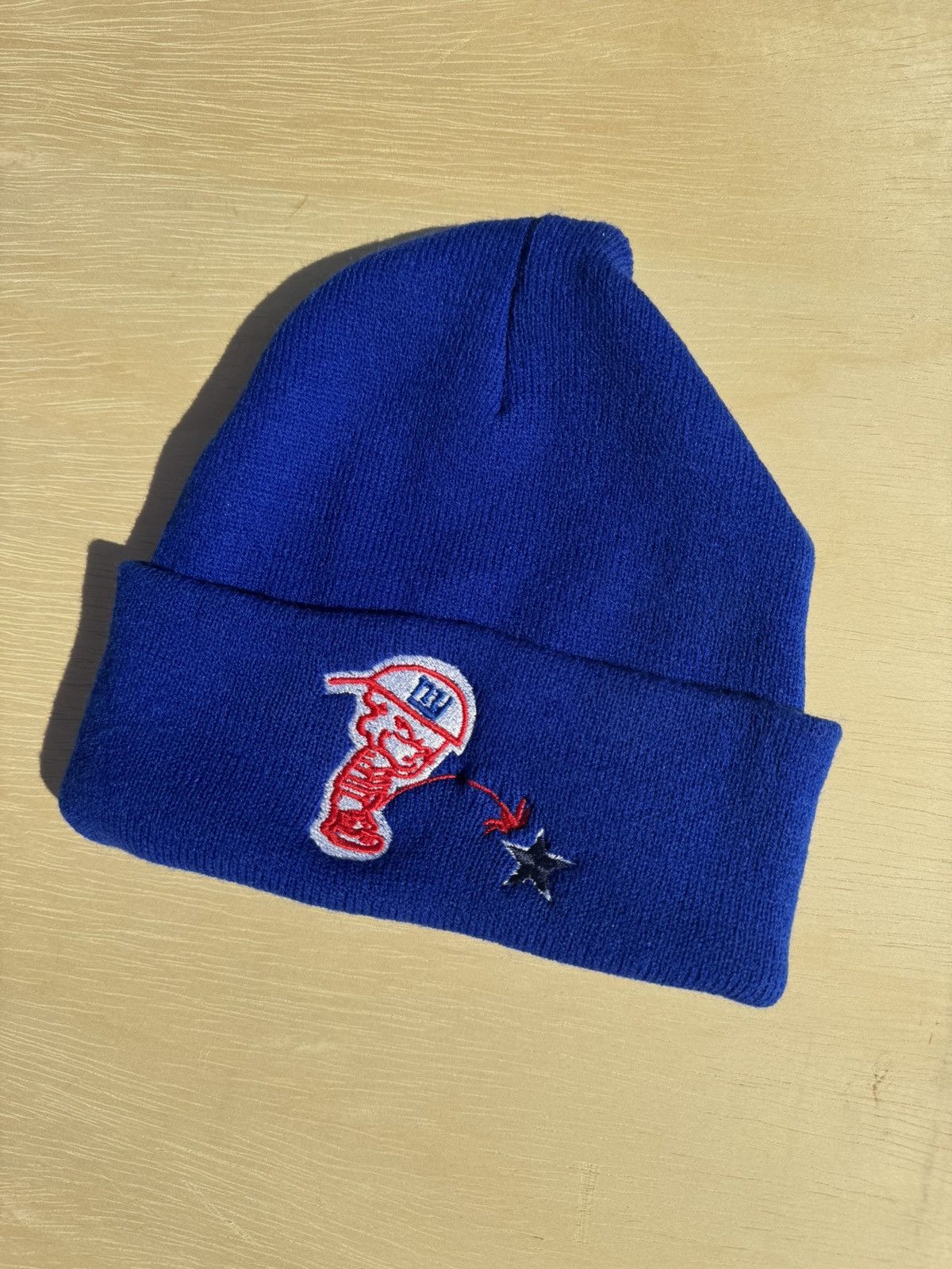 NFL × Vintage Vintage 90’s New York Giants Calvin Cowboys Suck Beanie Size ONE SIZE - 1 Thumbnail