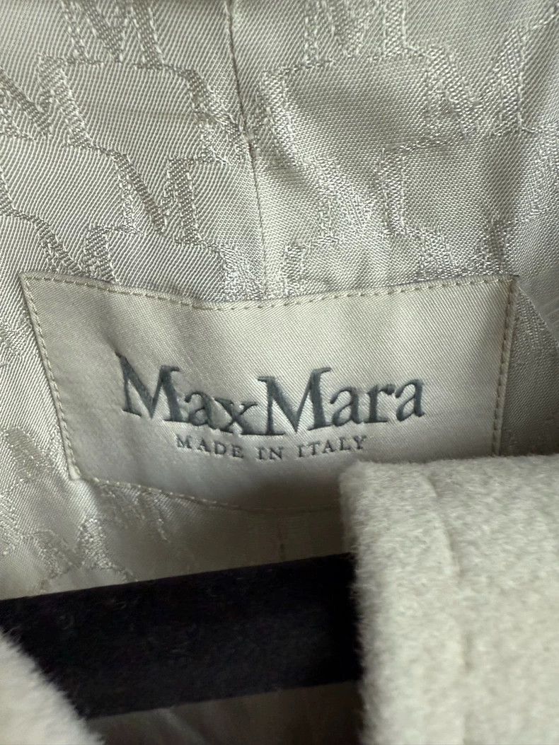 Max Mara Max Mara Maxmara 101801 Glacier White Coat Jacket Size S / US 4 / IT 40 - 2 Thumbnail