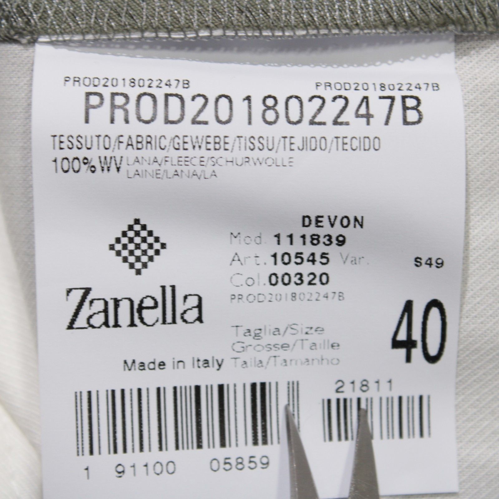 Zanella Zanella New with tags Dress Pants Size 40 US In Green Size US 40 / EU 56 - 6 Thumbnail