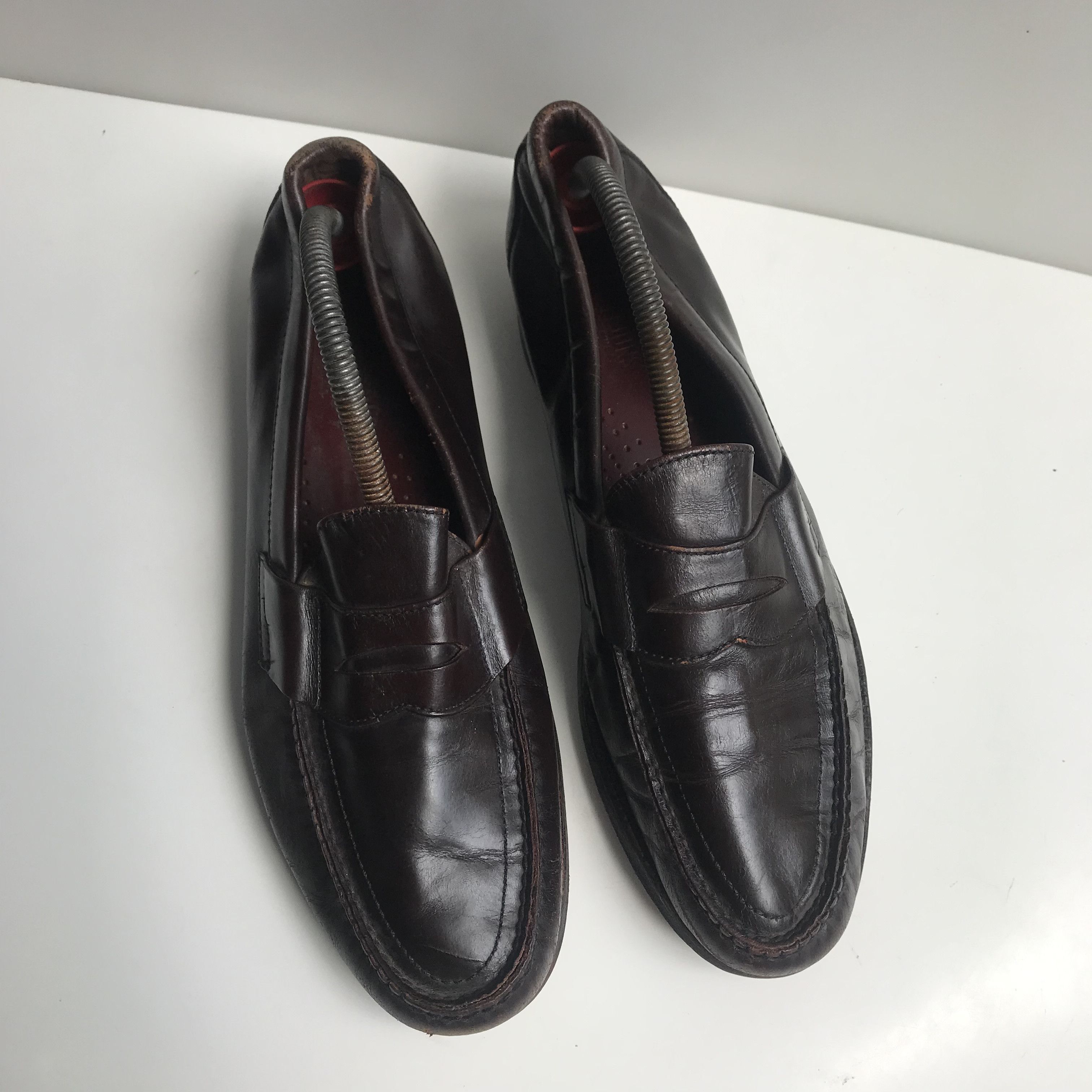 Bass × G.H. Bass & Co. × Vintage Vintage GH Bass Weejuns Penny Loafer Wine Walton brunell Size US 9 / EU 42 - 13 Thumbnail