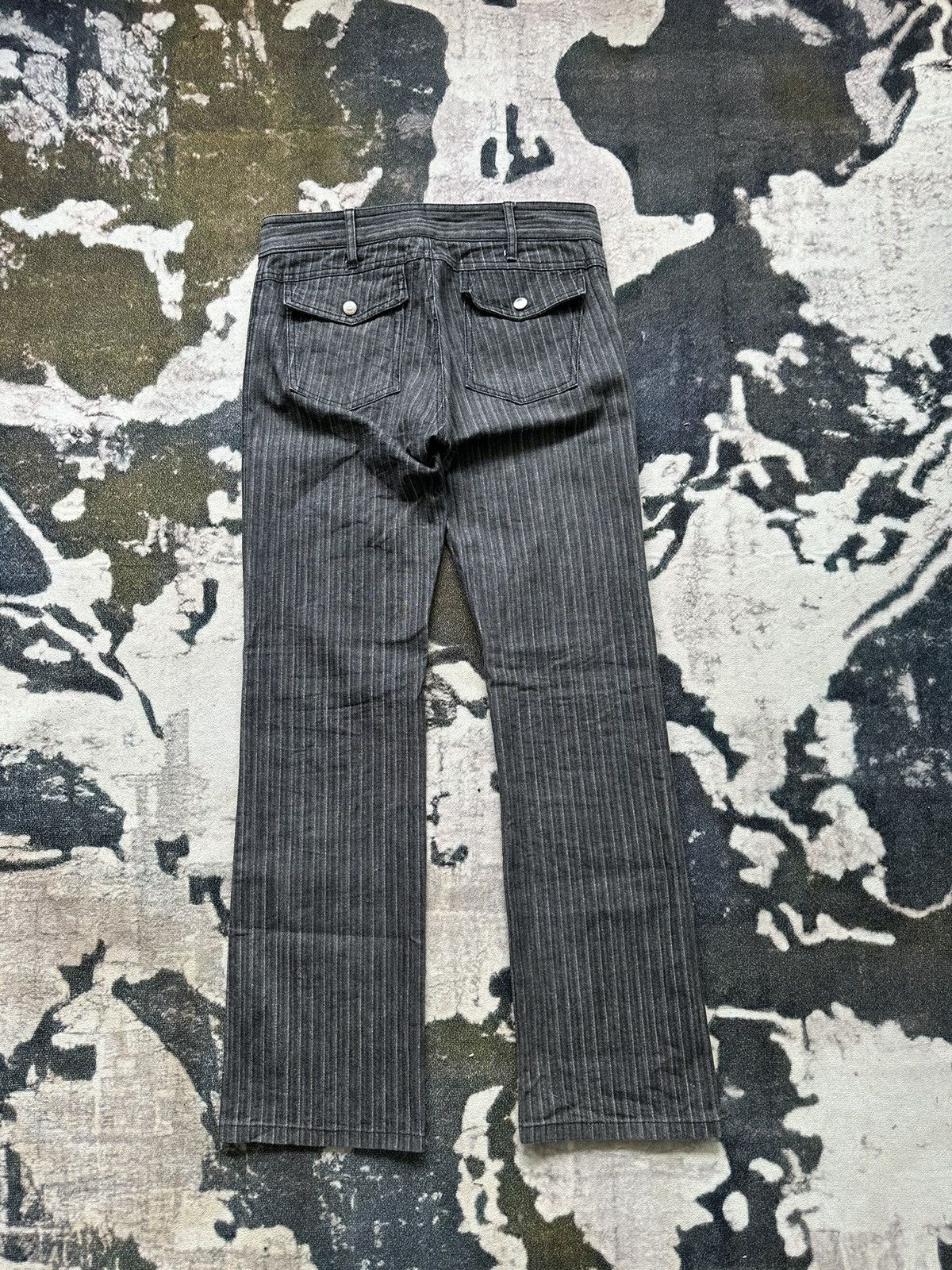 00's Katharine Hamnett 4 pocket Wabash stripe denim