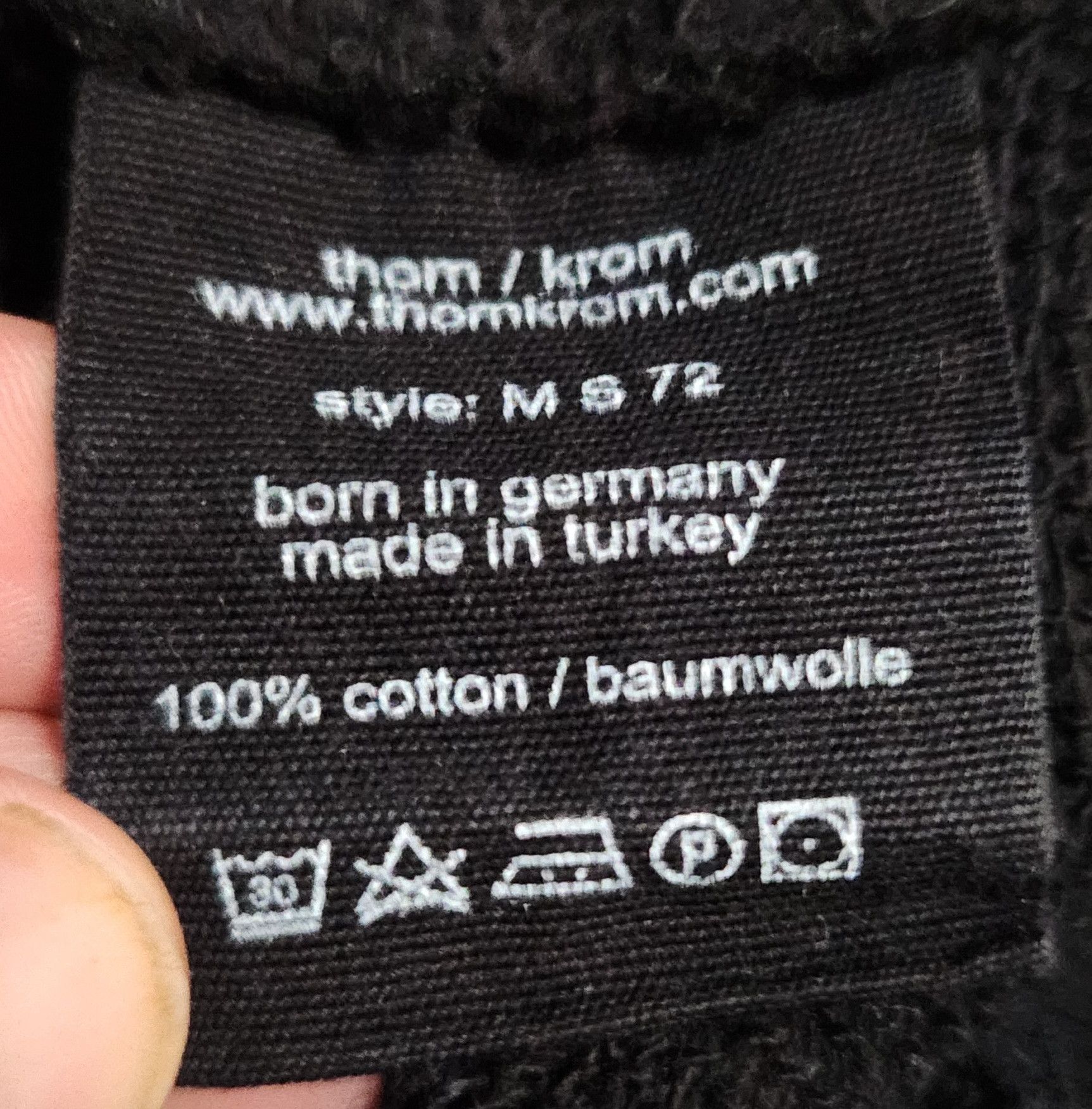 Thom Krom M S 72 Size US L / EU 52-54 / 3 - 5 Thumbnail