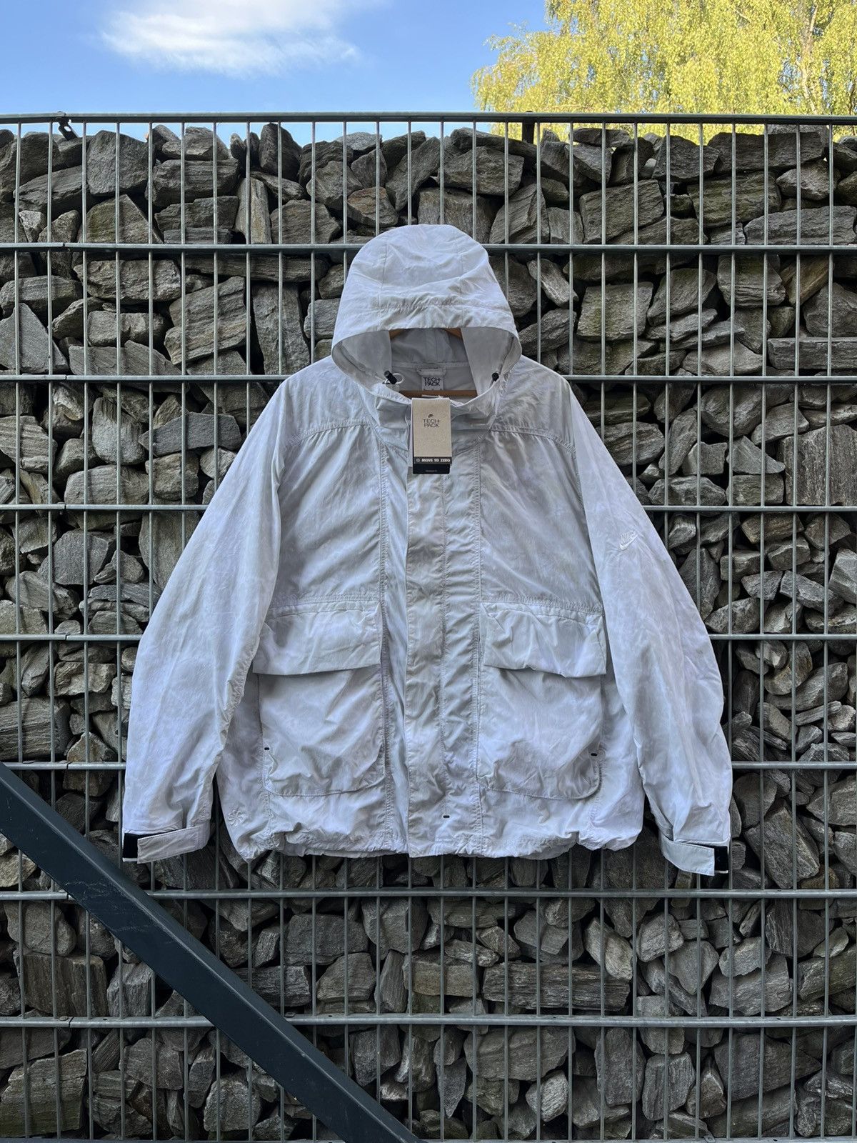 Nike Tech-Pack Woven Hooded NSW Cargo Jacket Windbreaker Y2K