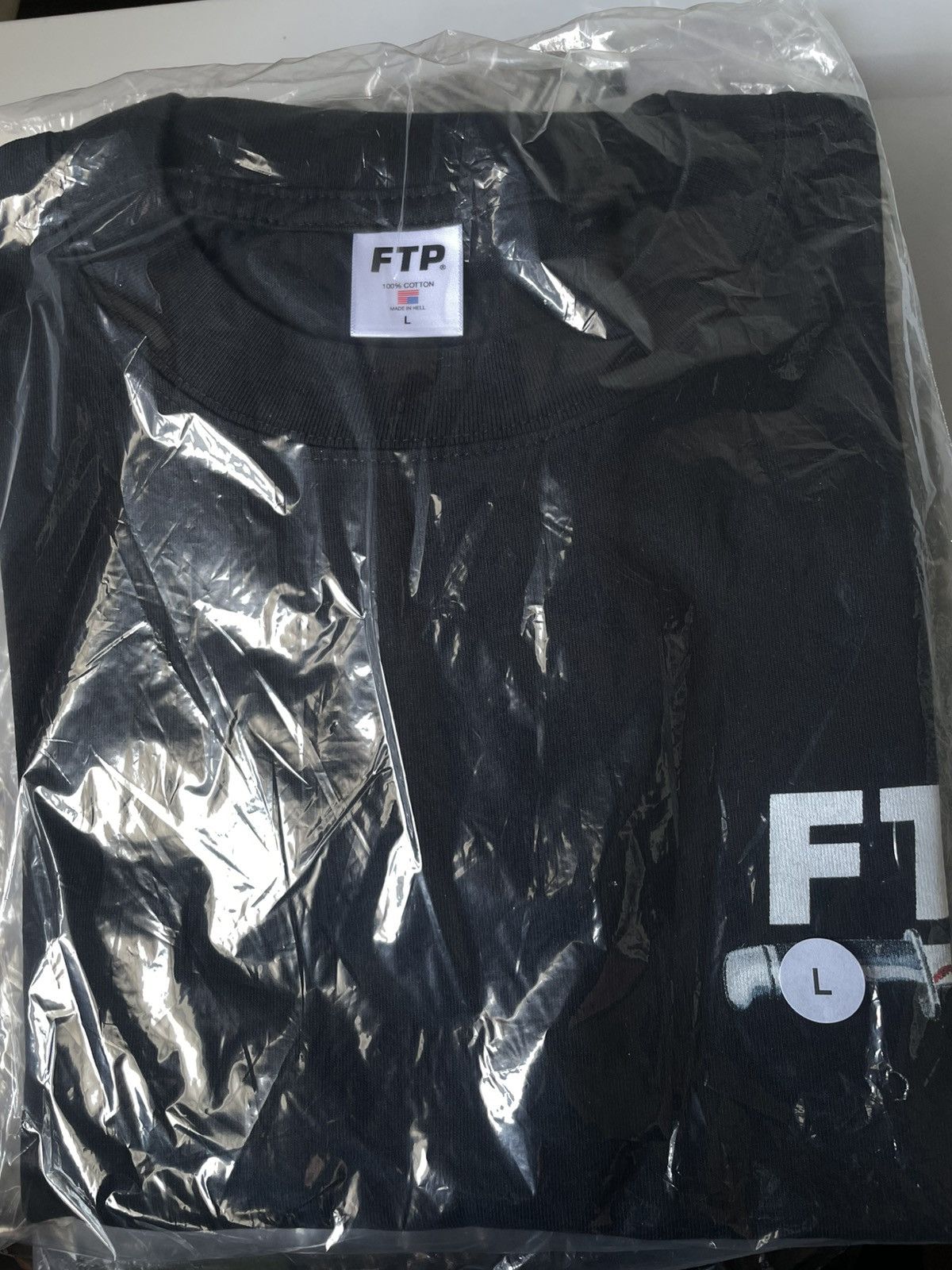 Fuck The Population FTP GHOSTFACE LOGO TEE LARGE Size US L / EU 52-54 / 3 - 4 Thumbnail