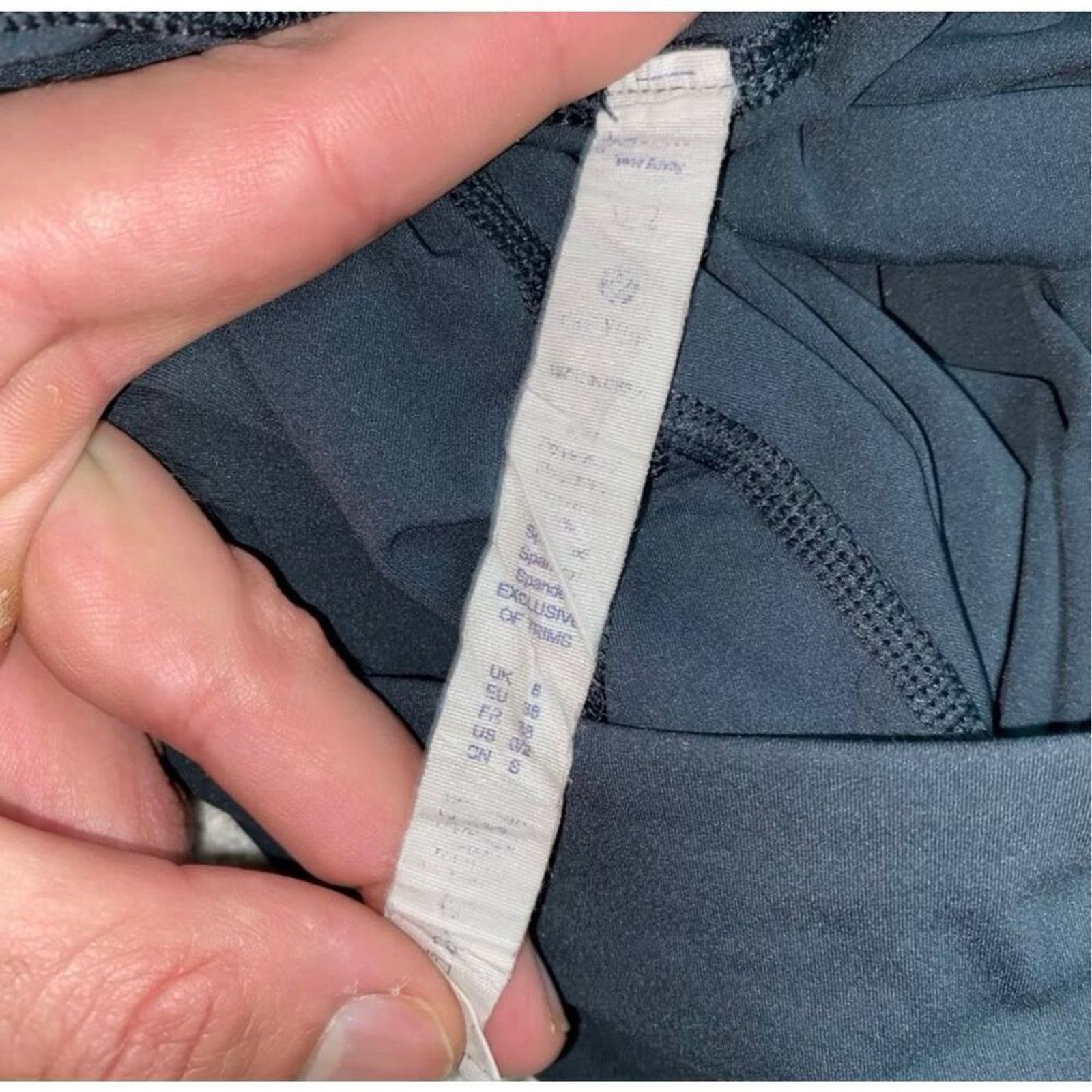 Lululemon Lululemon high waist blue grey skinny leggings | Sz 4 Size 27" / US 4 / IT 40 - 6 Thumbnail