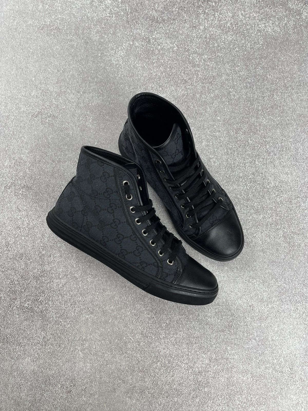 Gucci Gucci GG Canvas Monogram High Sneakers Size US 7.5 / EU 40-41 - 5 Thumbnail