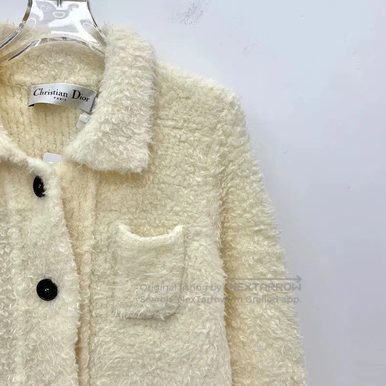 Dior Dior Logo Embroidered Wool Collared Jacket. Size US XS / EU 42 / 0 - 3 Thumbnail