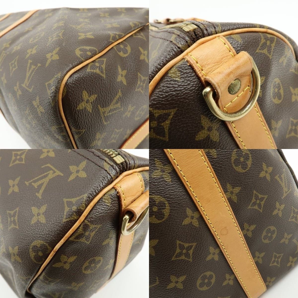 Louis Vuitton Louis Vuitton Monogram Keepall Bandouliere 55 Duffle Bag Size ONE SIZE - 6 Thumbnail