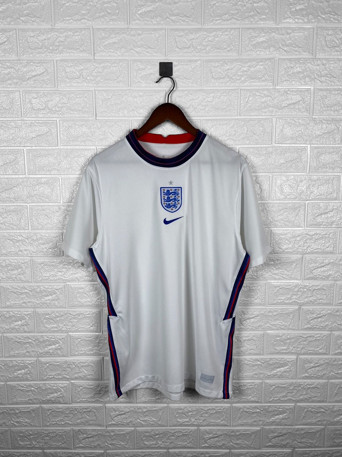 Pre-owned Jersey X Nike England 2020 2021 Football Soccer Jersey In White