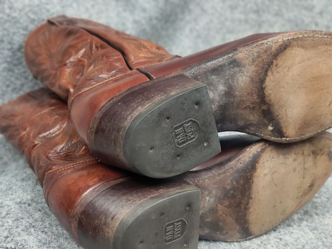 Dan Post Dan Post vintage Brown Western cowboy boots USA Made Size US 7.5 / IT 37.5 - 14 Thumbnail