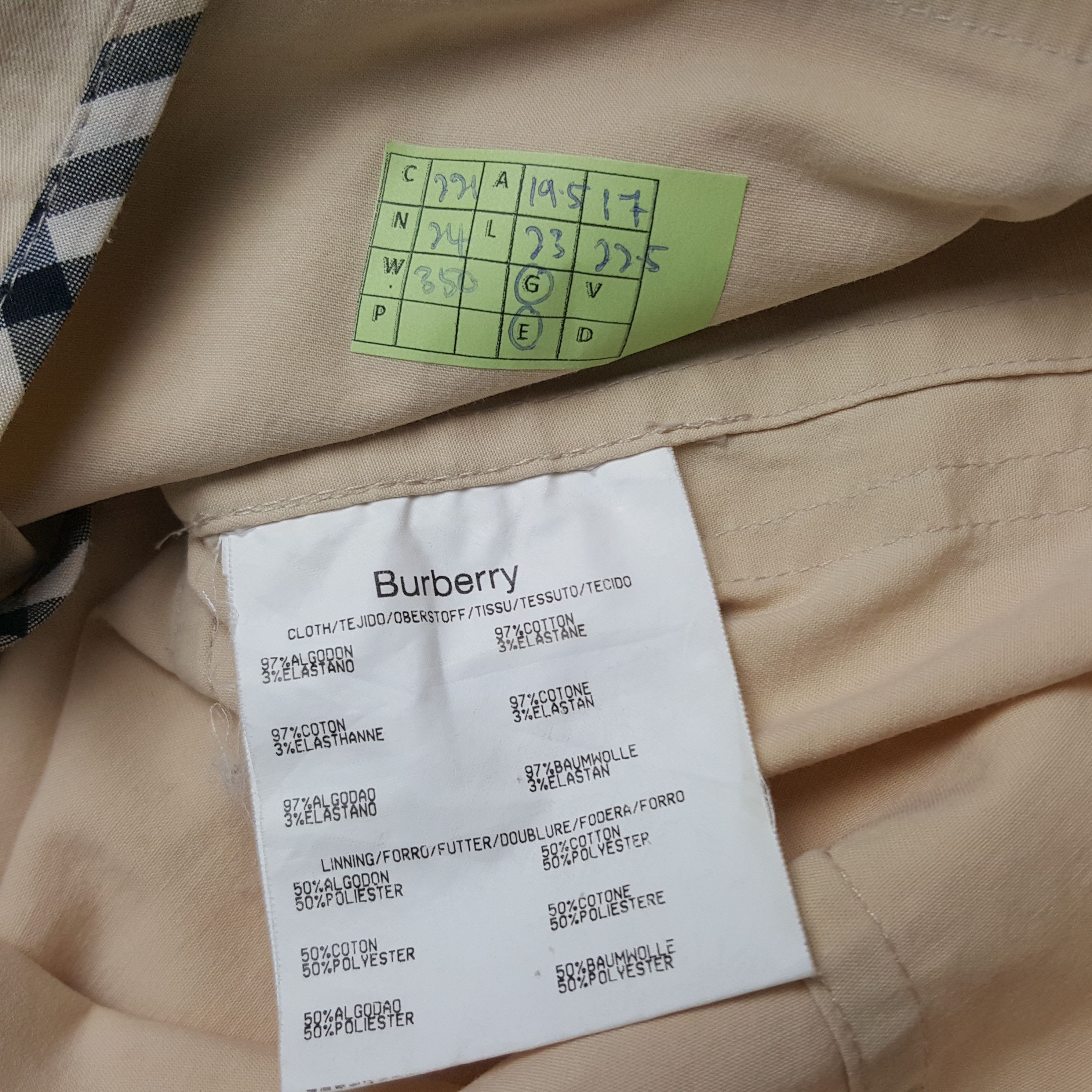 Burberry × Vintage Vintage Burberry London Designer Brand Jacket Size US S / EU 44-46 / 1 - 8 Thumbnail