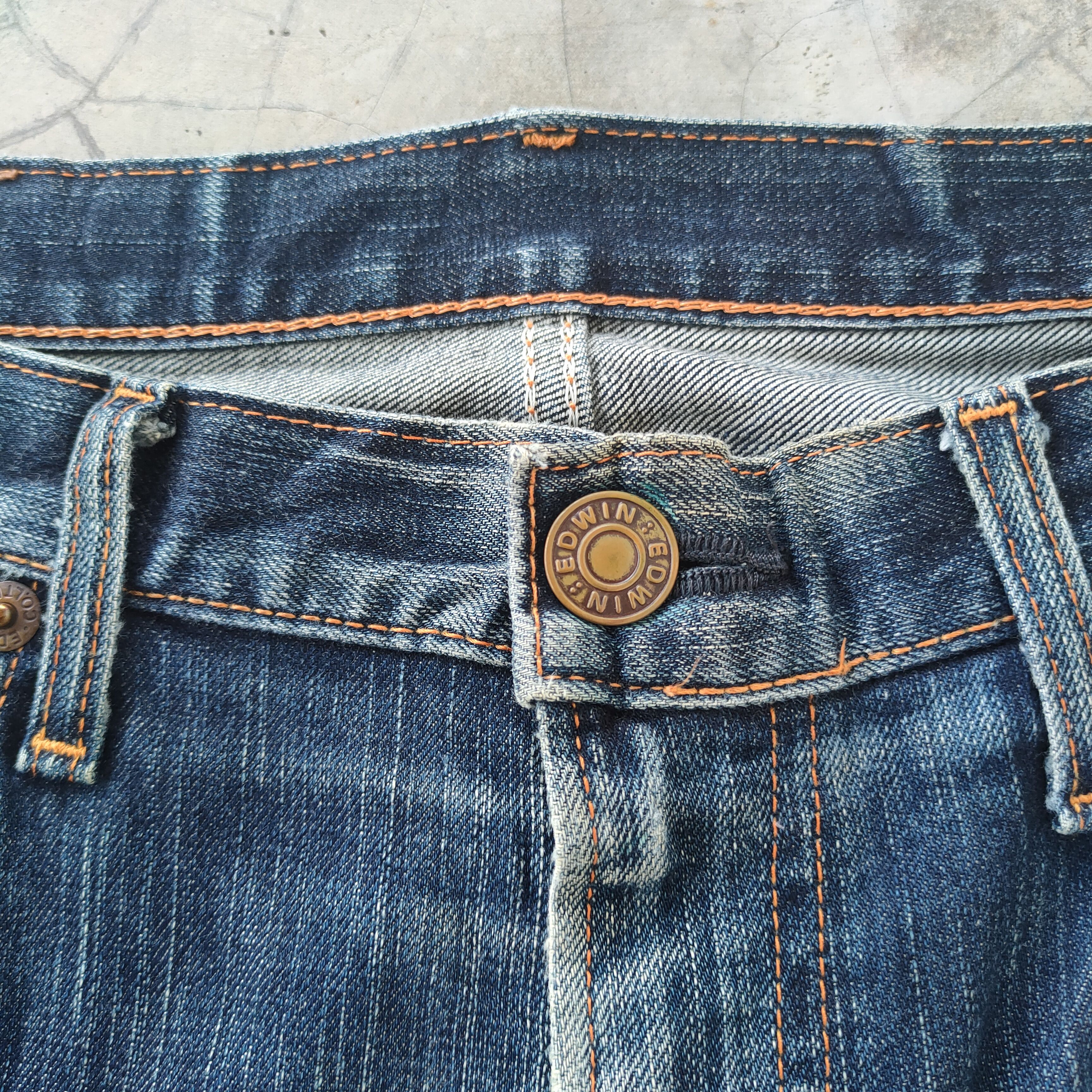 Edwin W36 VINTAGE EDWIN FADED DISTRESSED JEANS DENIM PANTS Size US 36 / EU 52 - 5 Thumbnail