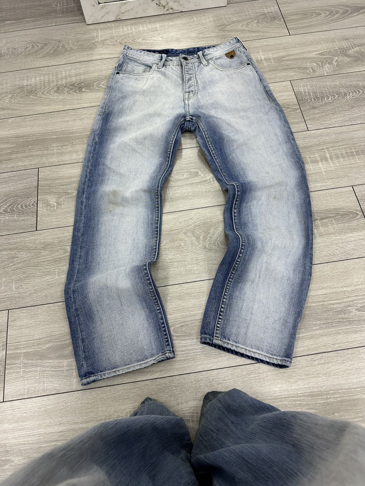 Hysteric Glamour Pele Pele Marc Buchanan Flared Bootcut Y2K Light Jeans Size US 30 / EU 46 - 12 Thumbnail