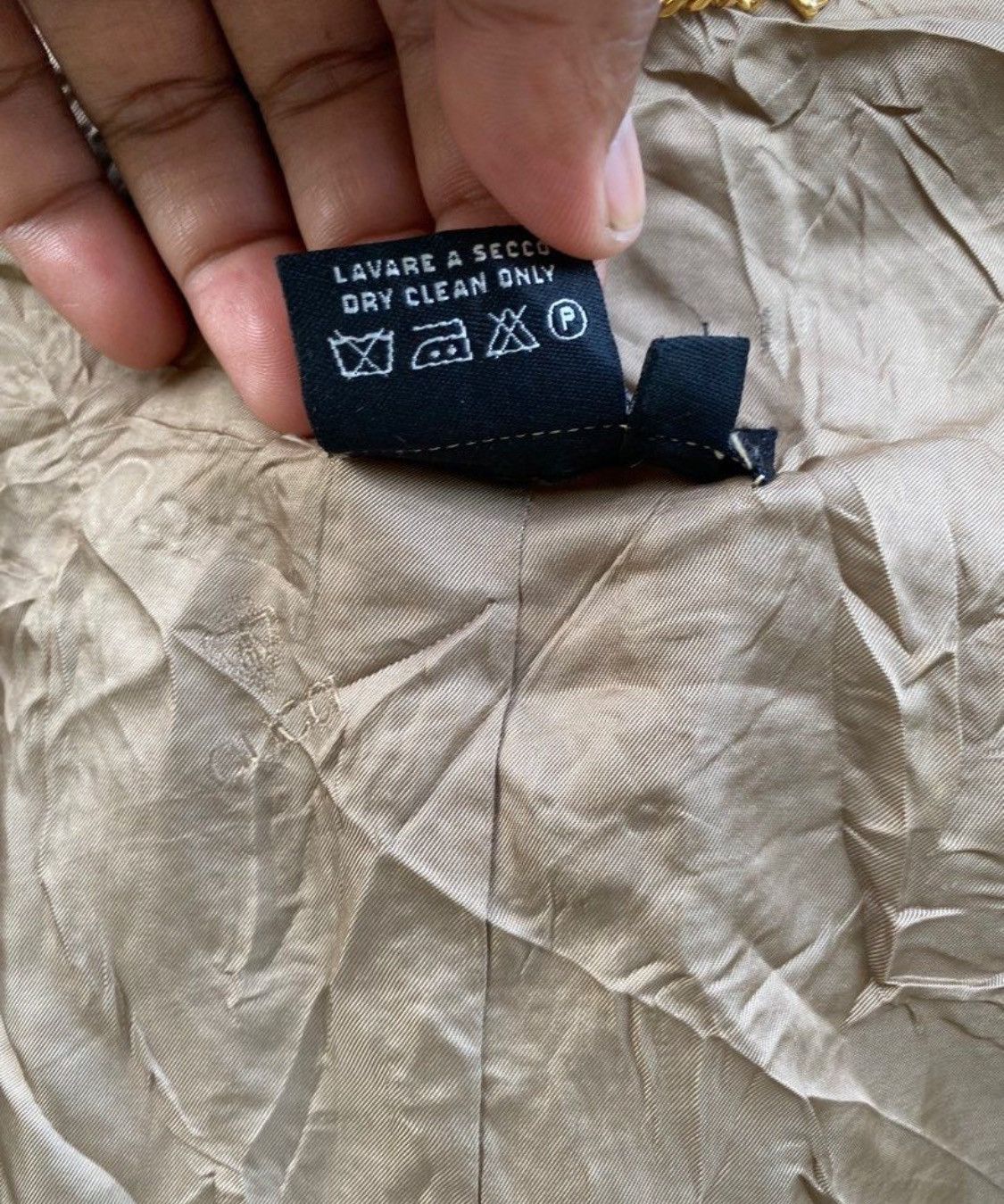 Gucci × Vintage LAST DROP VINTAGE GUCCI HERRIGBONE DESIGN ZIP MADE IN ITALY Size US M / EU 48-50 / 2 - 8 Thumbnail