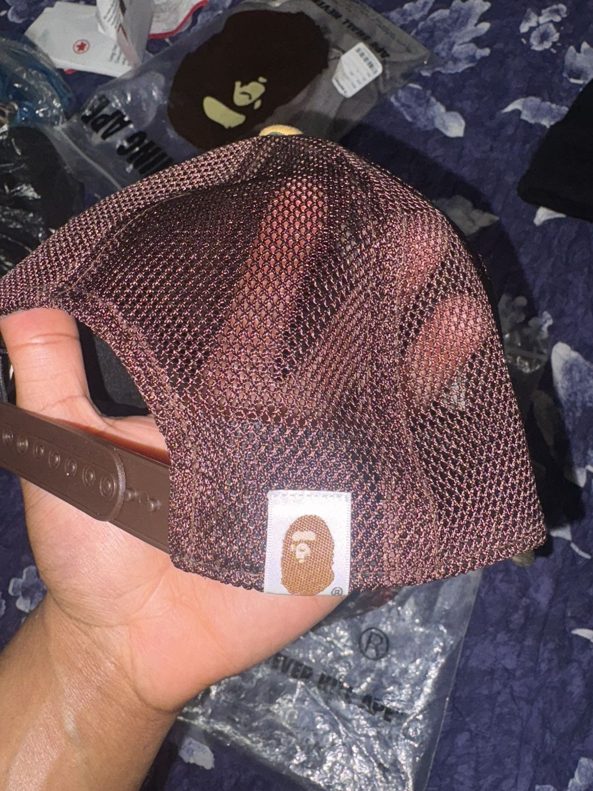 Bape Bape trucker hat Size ONE SIZE - 4 Thumbnail