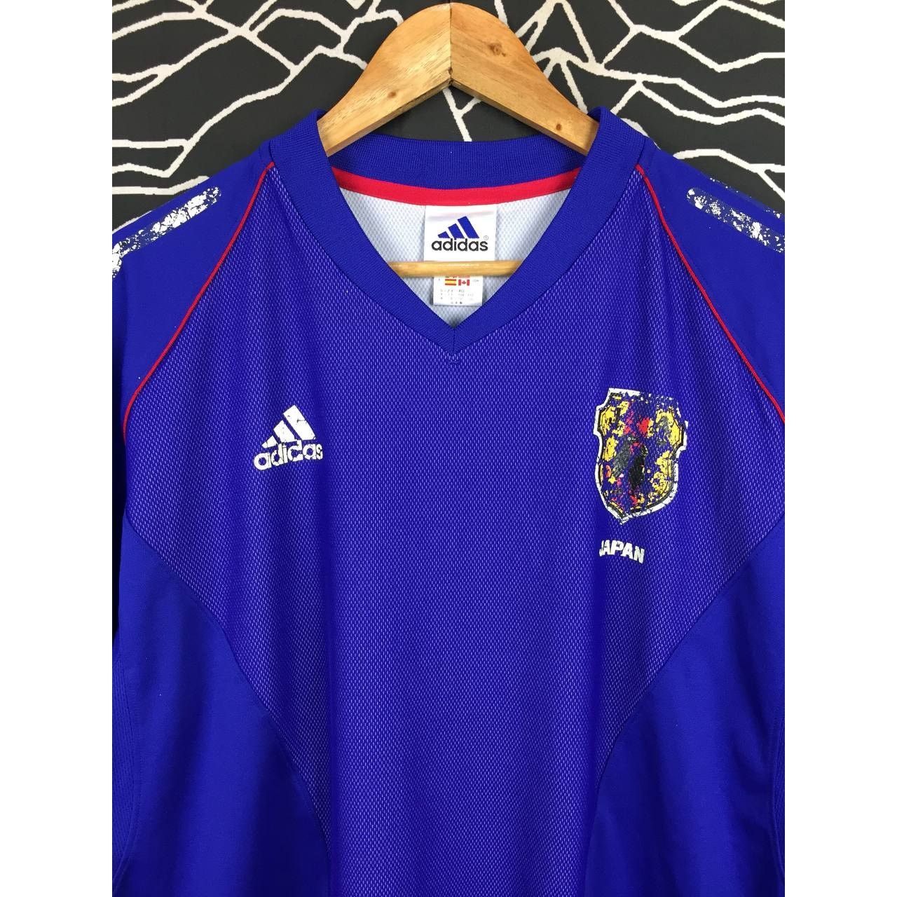 Adidas Adidas JFA Japan National Football Team 2002 Home Jersey Size US XL / EU 56 / 4 - 3 Thumbnail