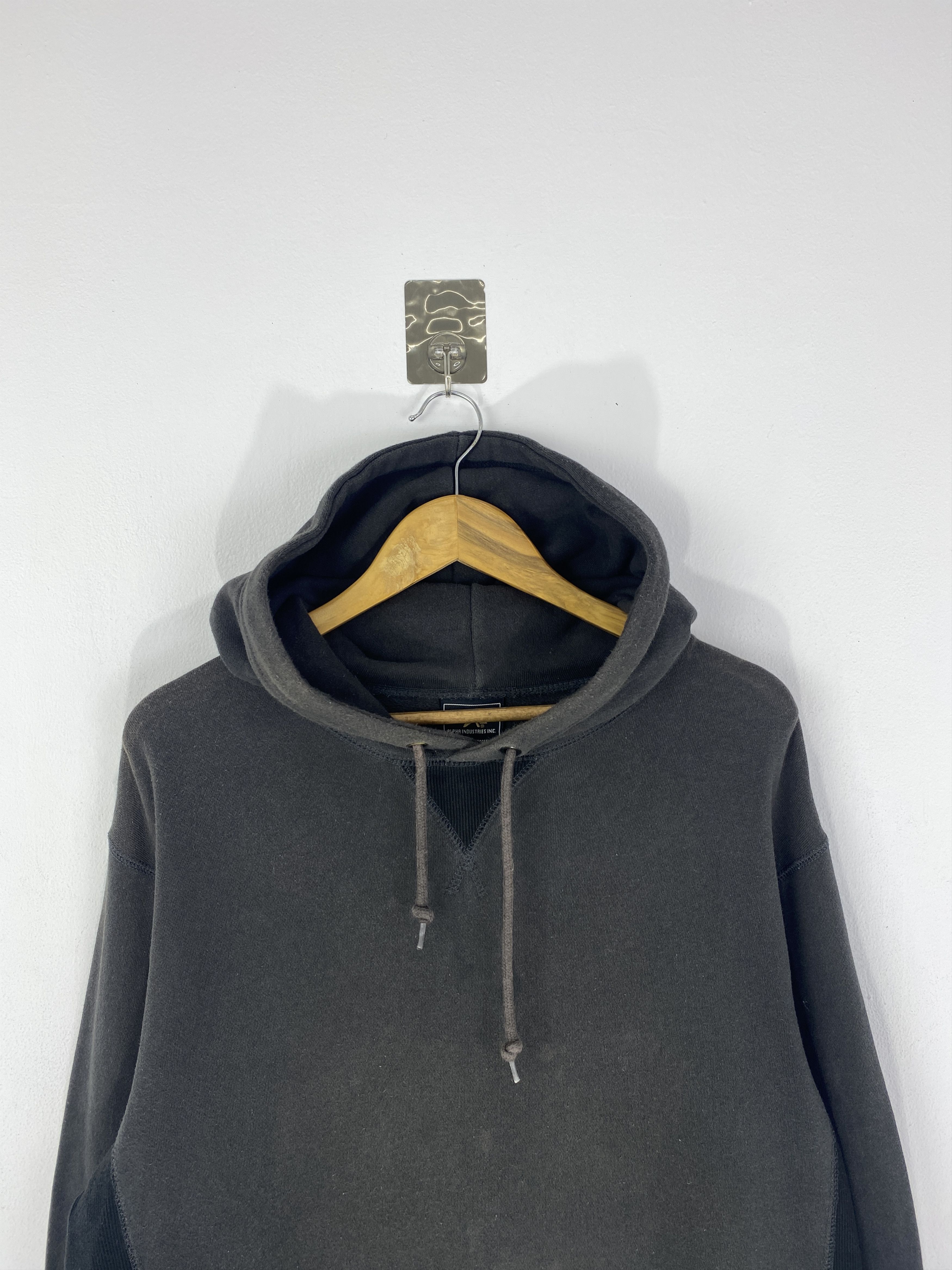 Alpha Industries Vintage Alpha Industries Pullover Hoodie SH0109 Size US XL / EU 56 / 4 - 2 Thumbnail