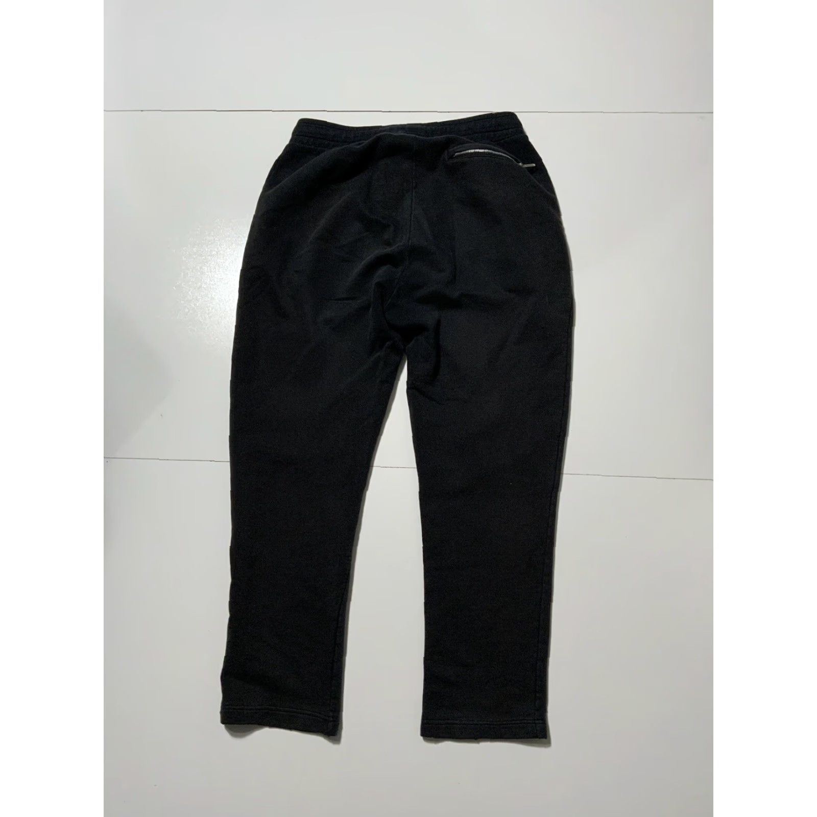 The Kooples The Kooples Sport Sweatpants Crossbones Skull Pleat Black Wide Leg Loose Sz. M Size US 31 - 3 Thumbnail
