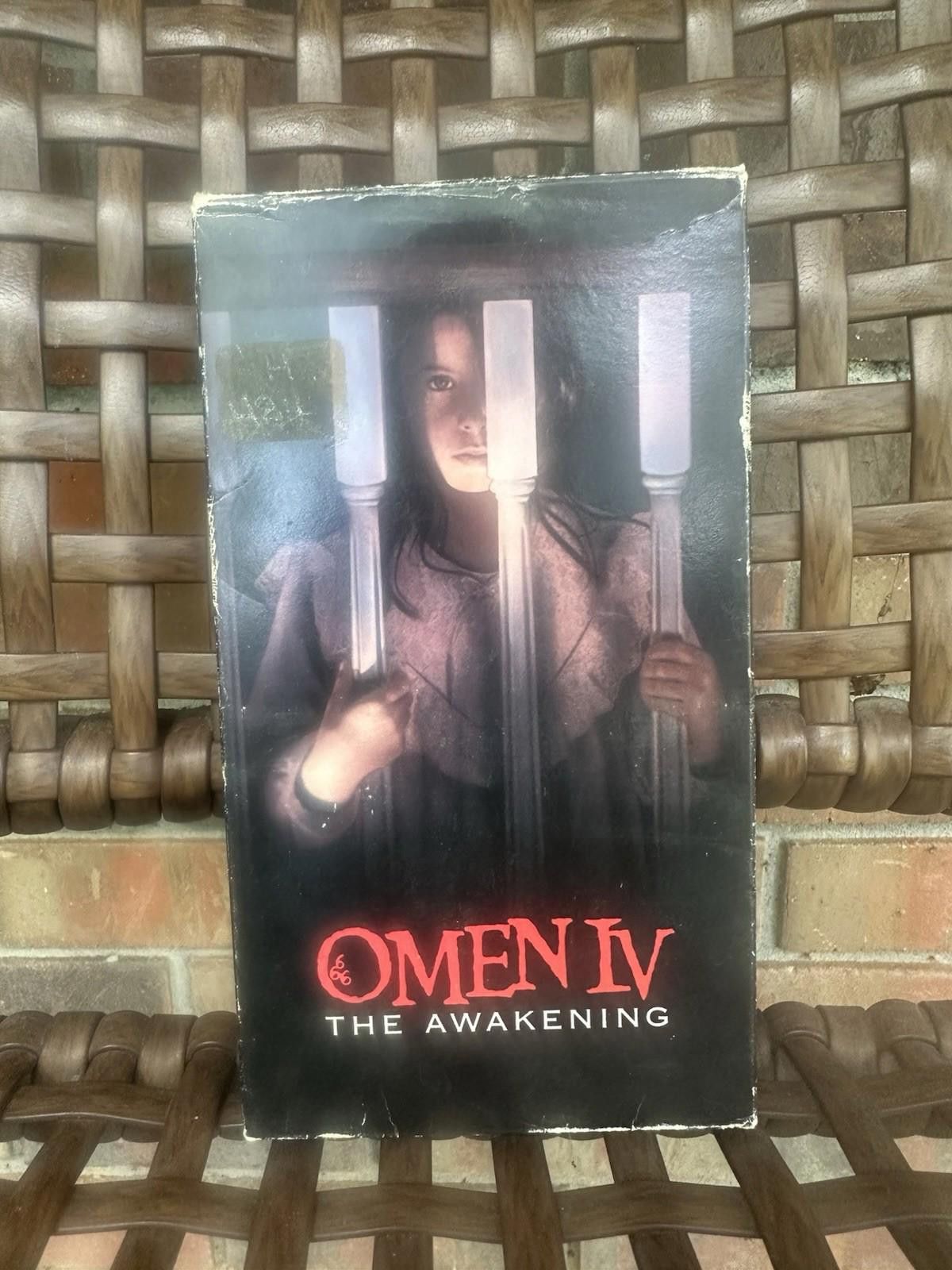 Designer Omen IV (4): The Awakening VHS Tape Movie Horror Cult (1992) Size ONE SIZE - 1 Thumbnail