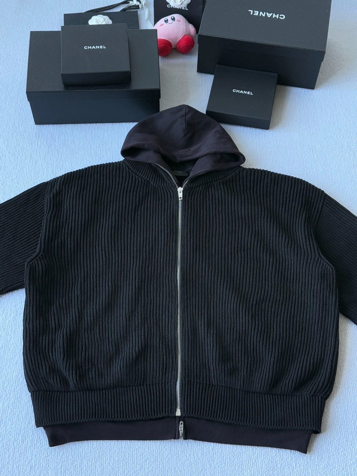 Balenciaga Balenciaga faux two-piece knit sweatshirt Size US XL / EU 56 / 4 - 1 Thumbnail