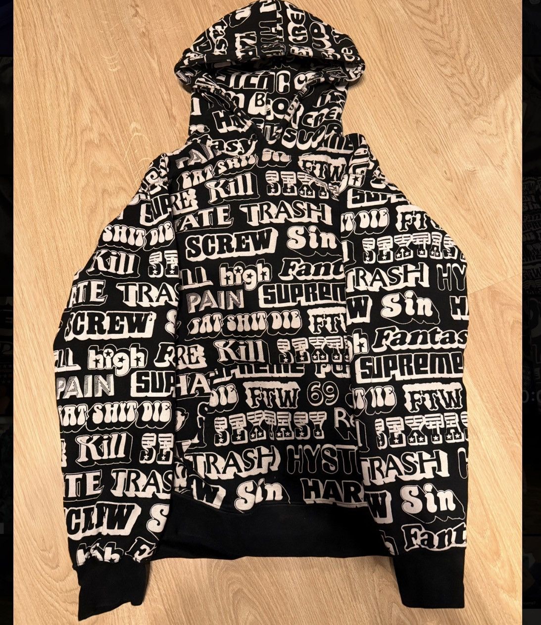 Supreme x hysteric glamour hoodie
