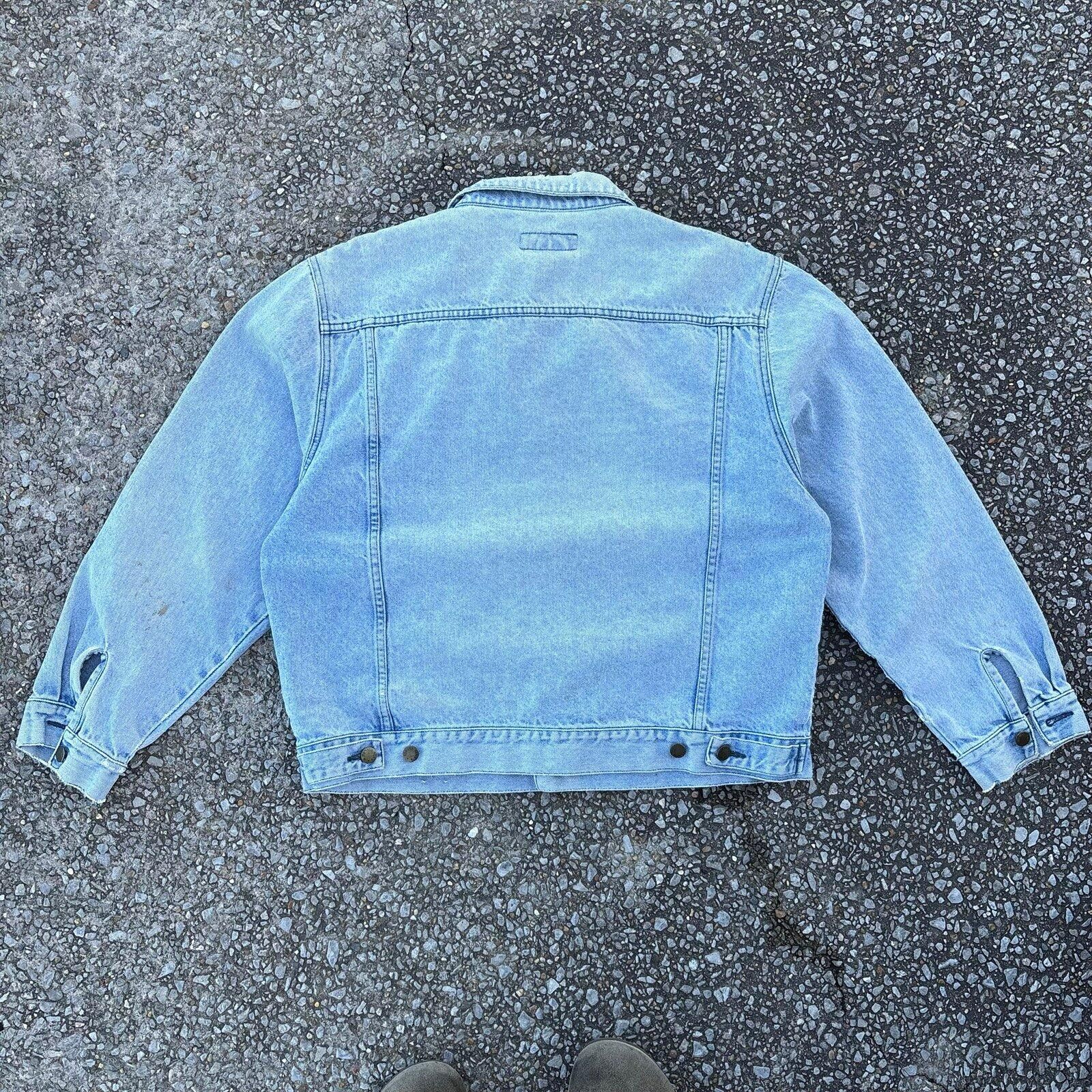 Levi's Vintage 90s light blue jean denim jacket Size US L / EU 52-54 / 3 - 2 Thumbnail