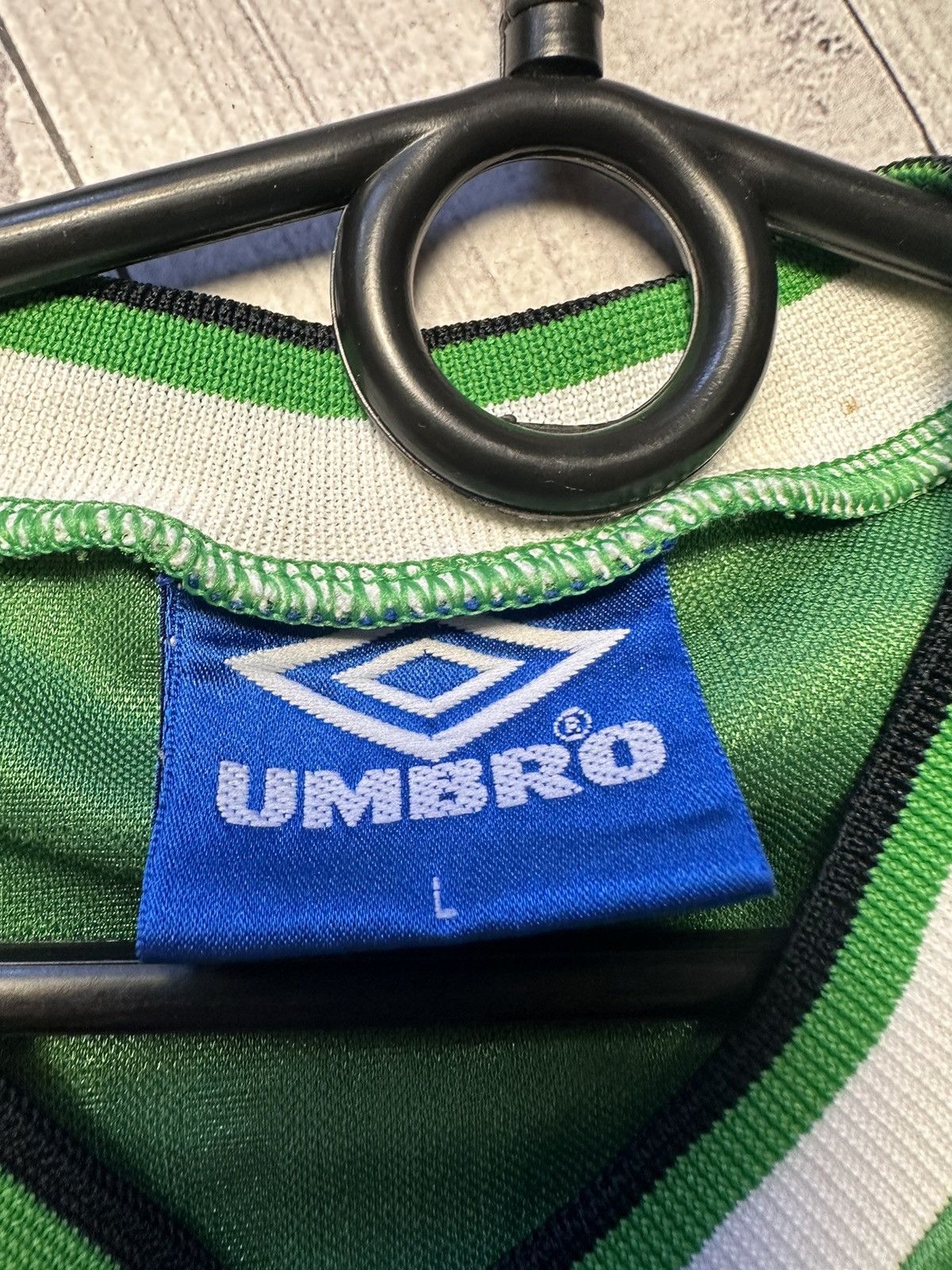 Vintage Vintage Umbro soccer green monogram size L rare Size US L / EU 52-54 / 3 - 5 Thumbnail