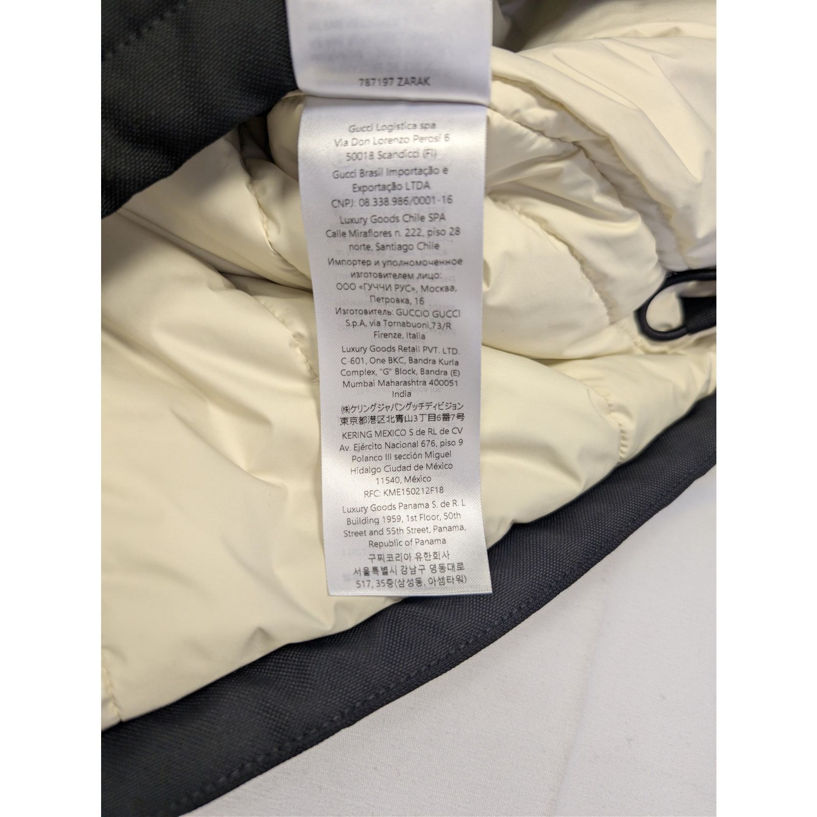 Gucci o1rshd1 Padded Down Jacket in Black/White Size US M / EU 48-50 / 2 - 22 Thumbnail