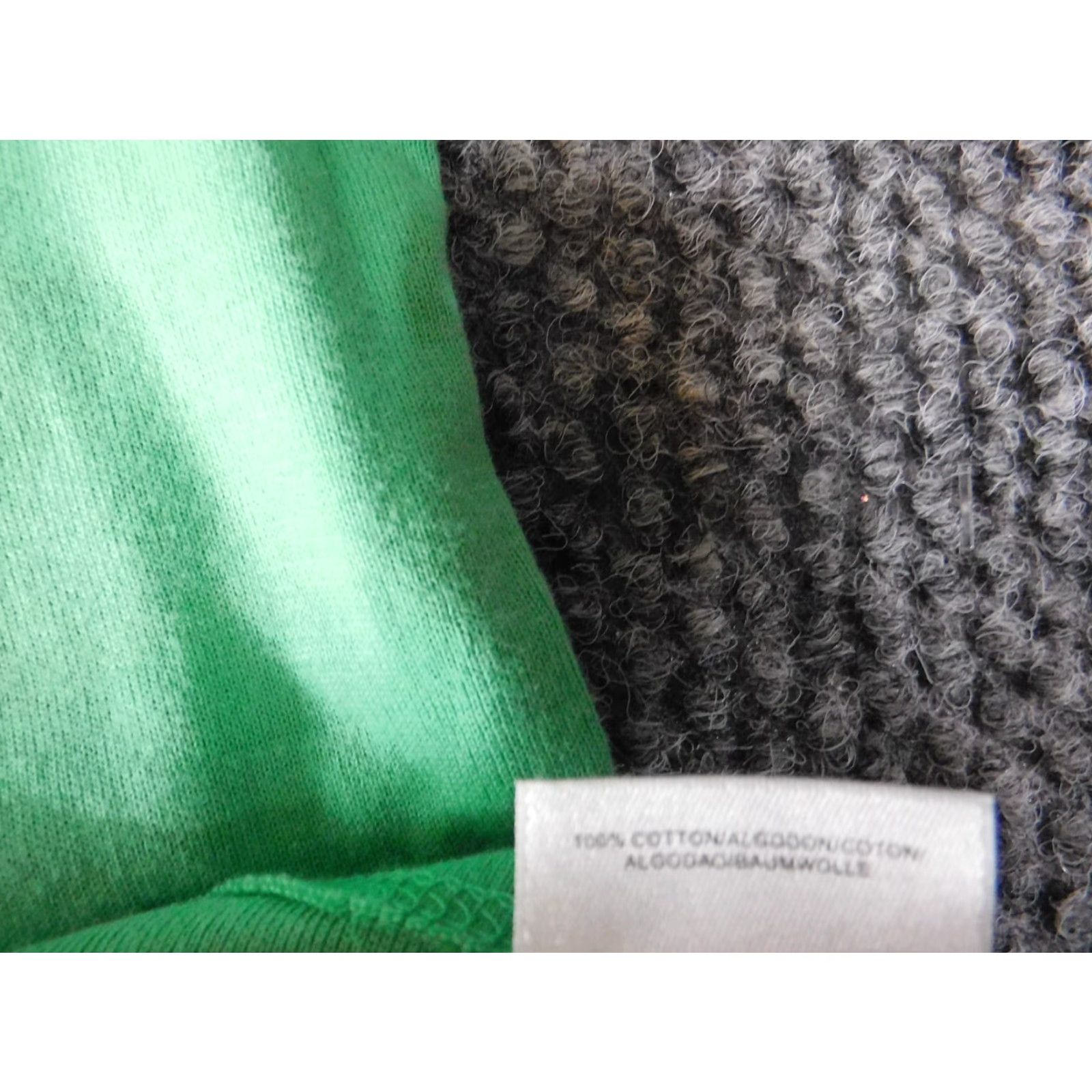 Jones New York Jones New York Blouse Womens Large Green V-Neck Casual Long Sleeve Pullover 100% Cotton Rayon Stretch Classic Modern Care Regular Basic Sports Shirt Size L / US 10 / IT 46 - 6 Thumbnail