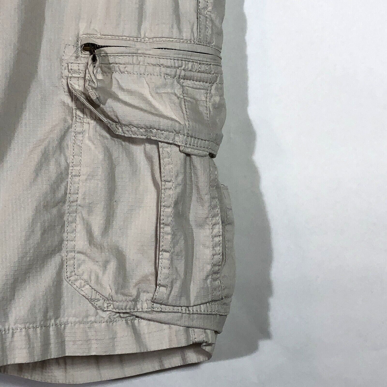 Chaps Chaps Cargo Shorts Pockets 34 Beige Safari Ripstop Cotton Grailed