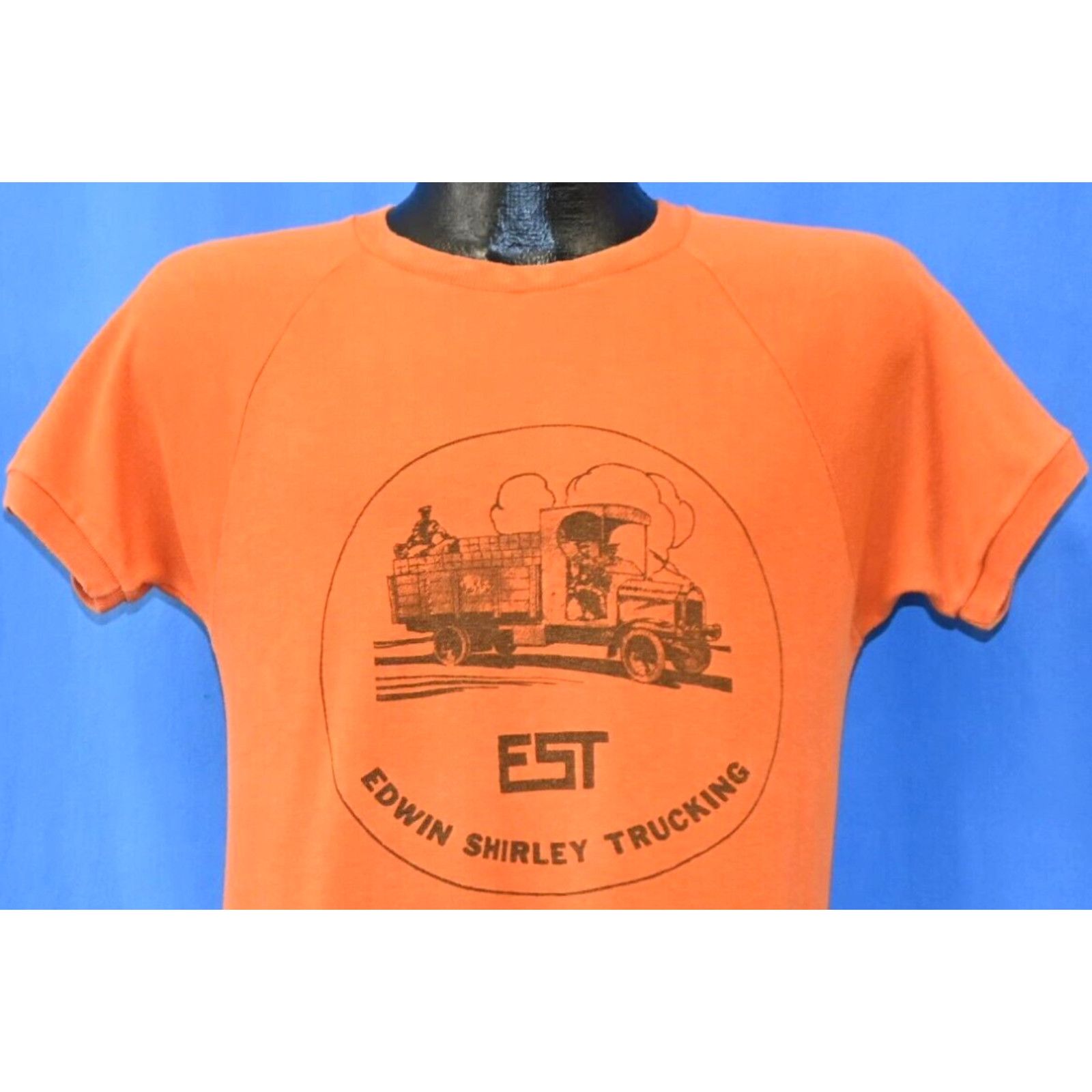 image of Vintage 70's Pointer Sisters Euro Tour 1974 Est Trucking Logo T-Shirt Medium M in White, Men's