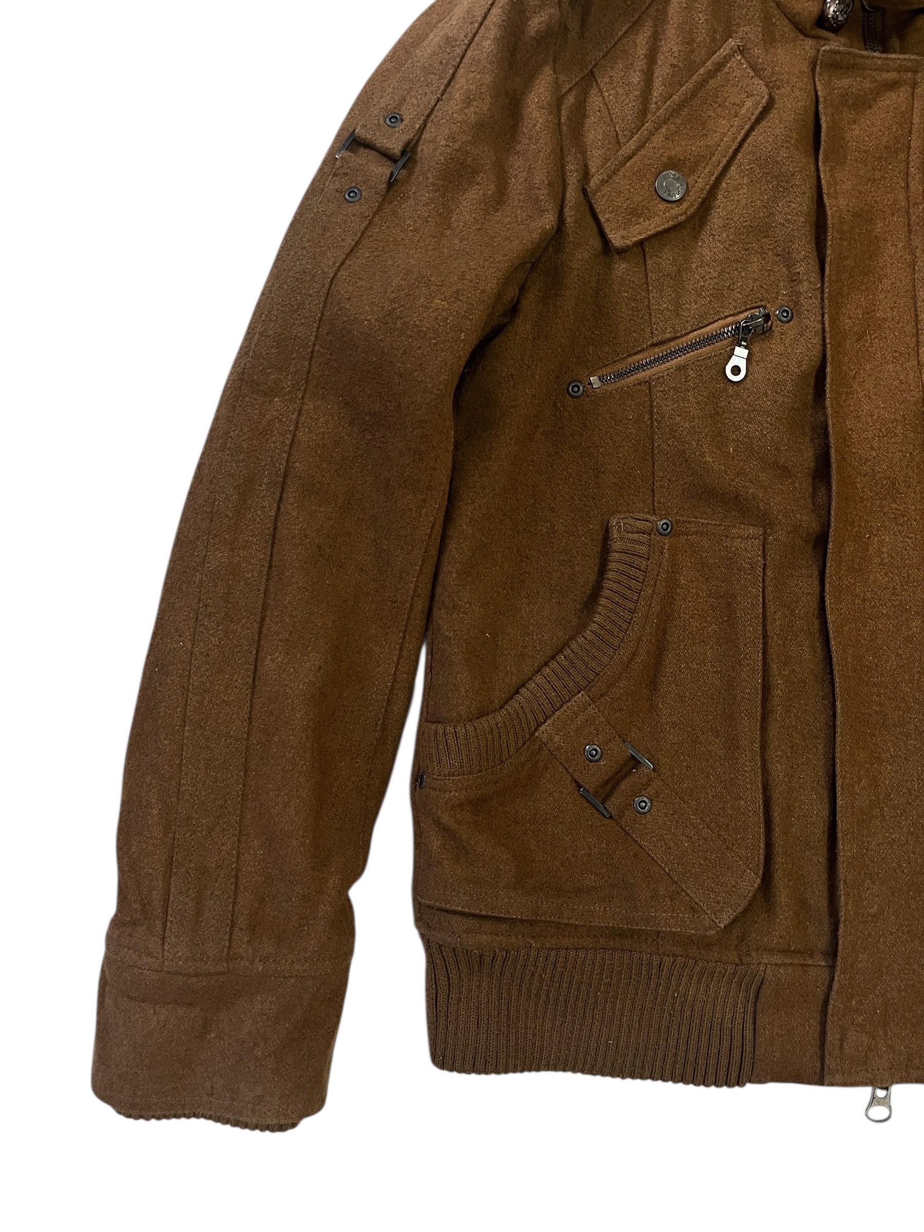 In The Attic In The Attic Brown Utility Military Style Wool Jacket Size US L / EU 52-54 / 3 - 4 Thumbnail