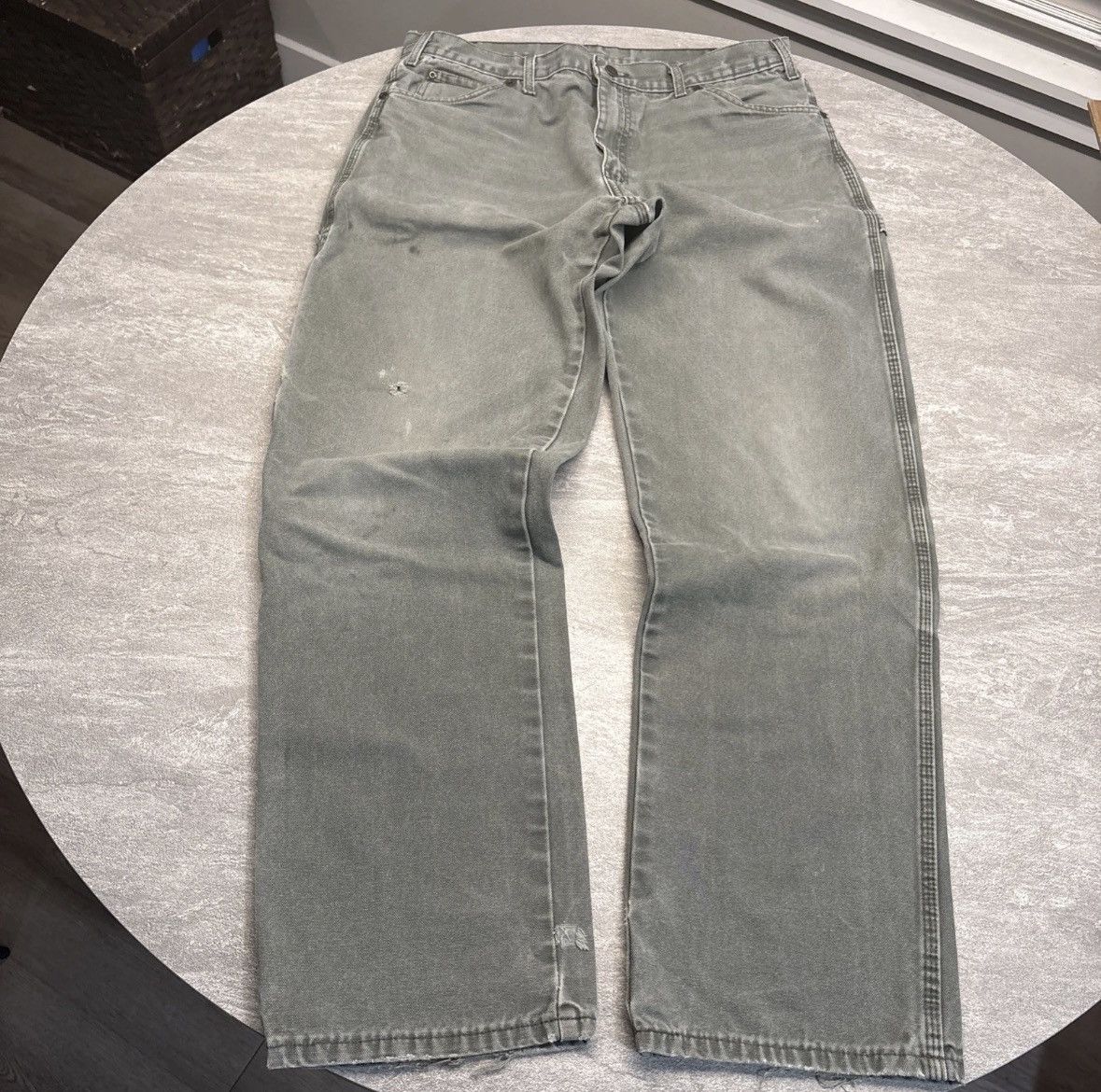 Carhartt Olive Green Carpenter Pants