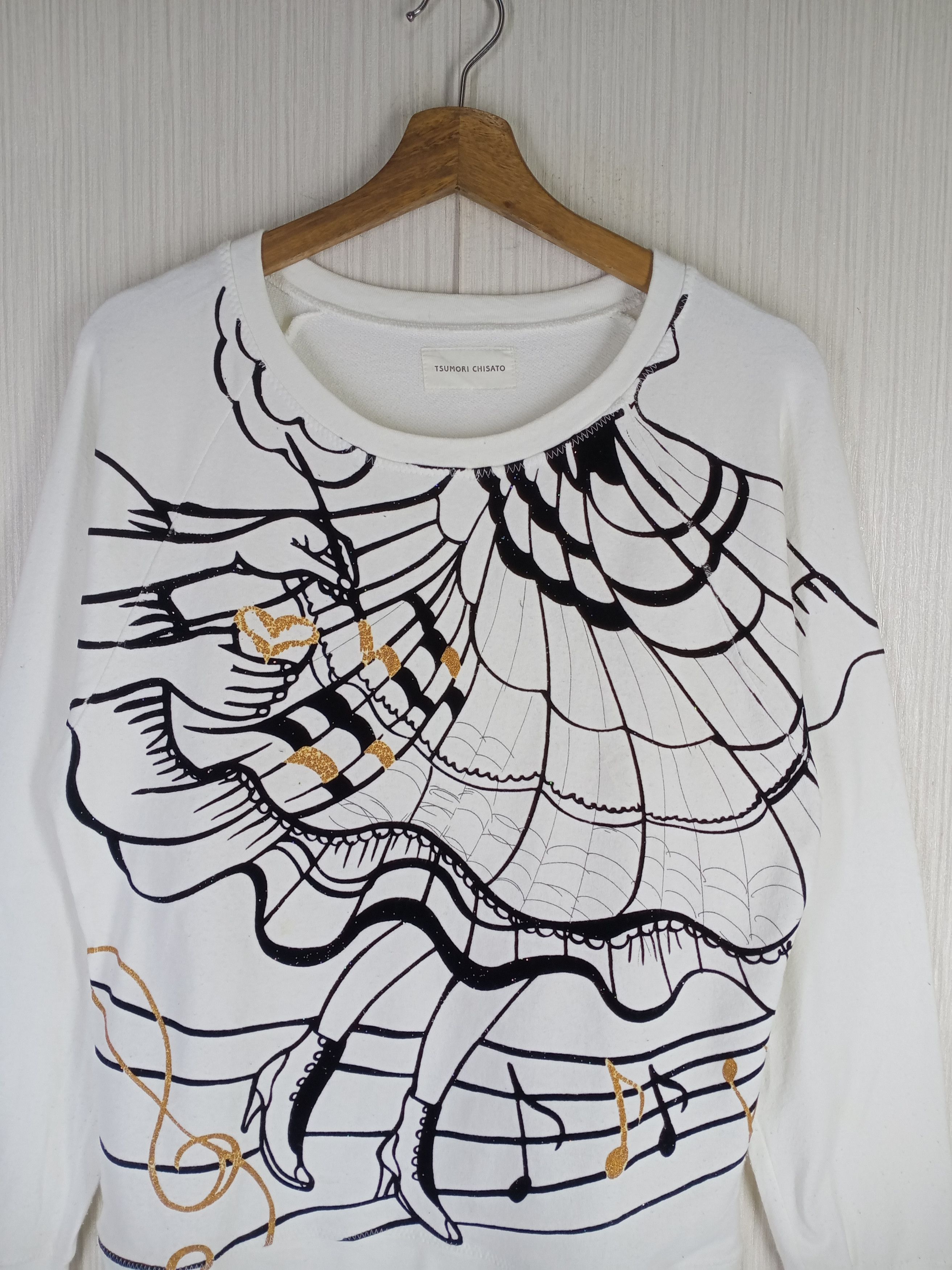 Issey Miyake Rare Vintage Tsumori Chisato Sweatshirt Size M / US 6-8 / IT 42-44 - 4 Thumbnail