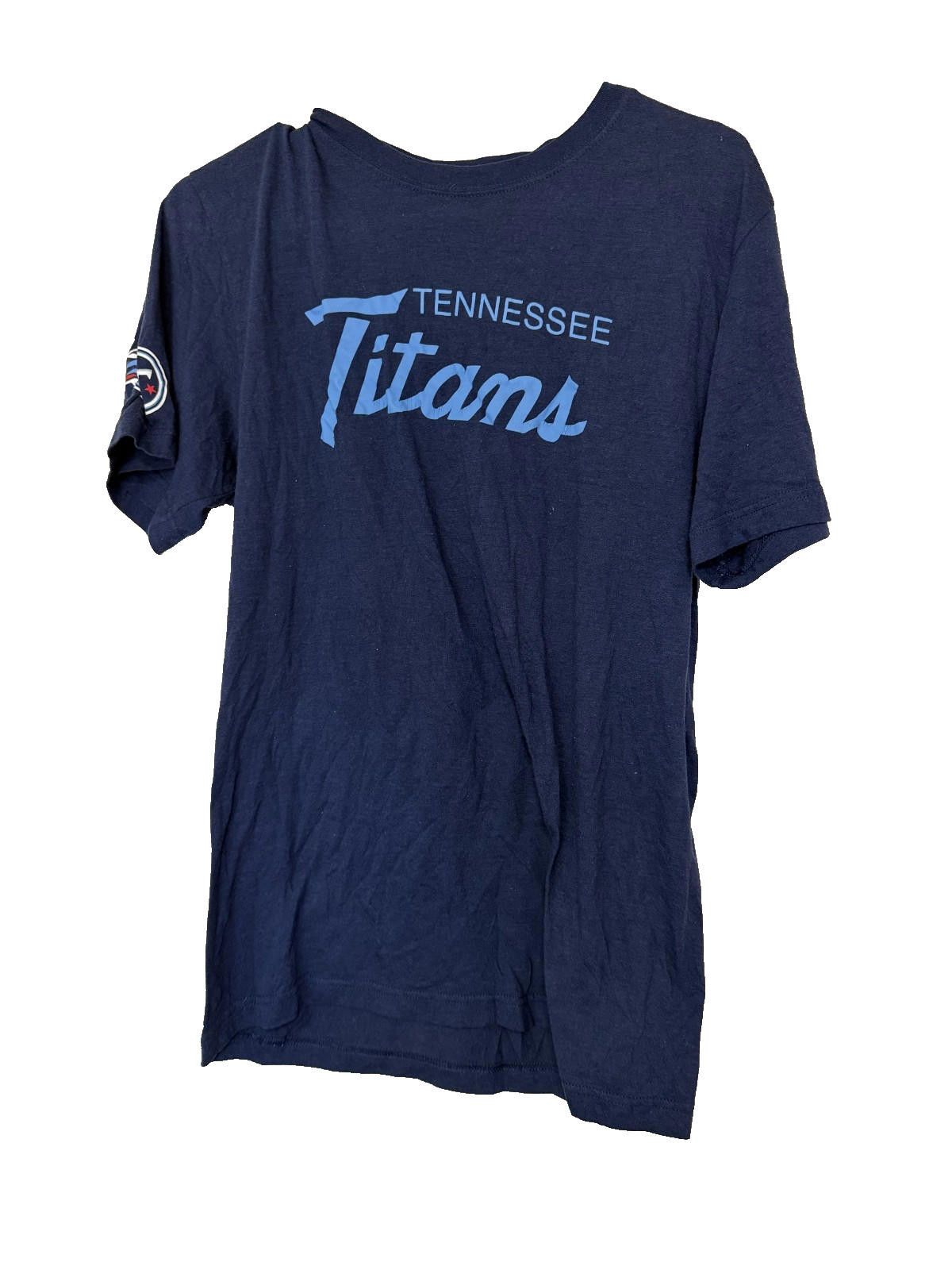 Nike Nike Tennessee Titans Blue Short Sleeve T Shirt Mens S Size ONE SIZE - 1 Thumbnail