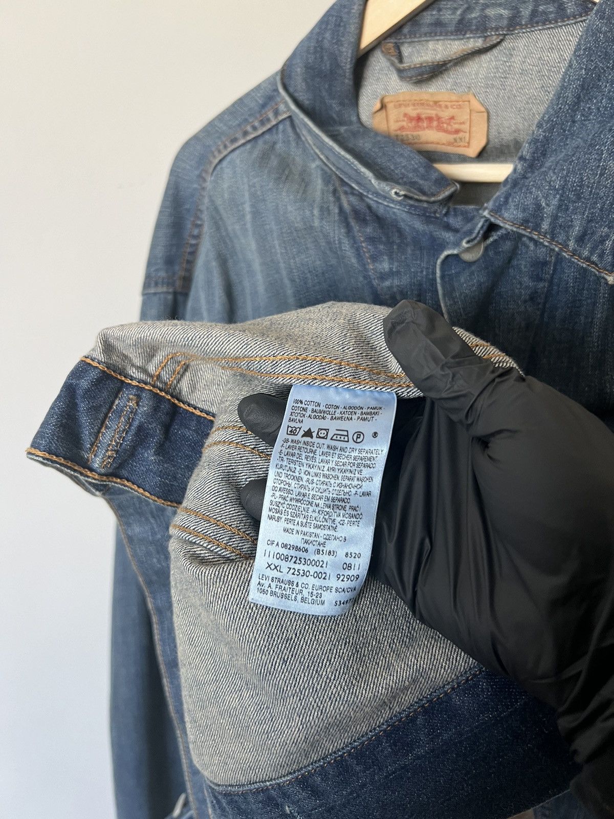 Levi's Vintage Clothing Levis Denim Jacket Vintage 90 Jeans Size US XXL / EU 58 / 5 - 11 Thumbnail