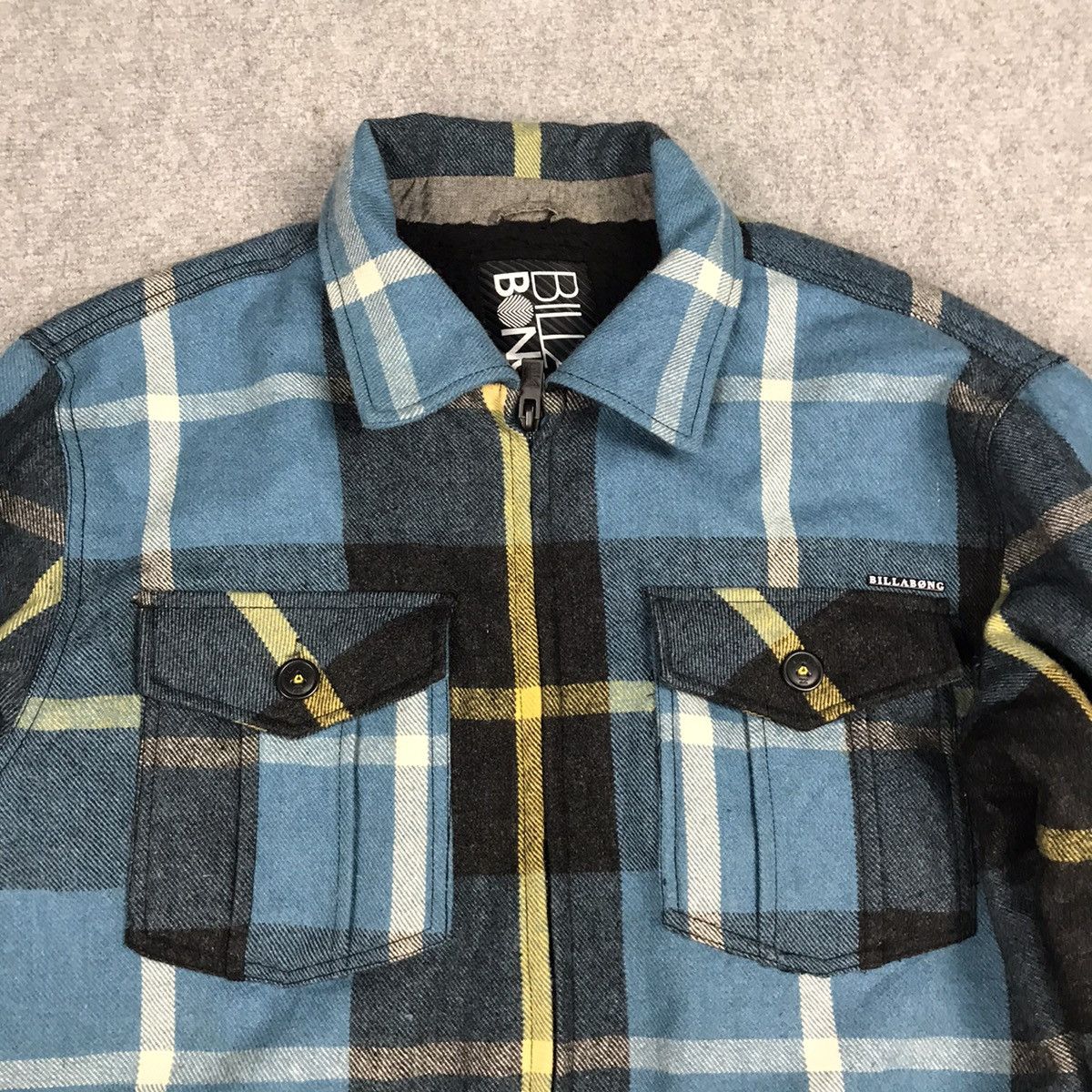 Billabong BILLABONG FLANNEL ZIPPER WOOL JACKET Size US L / EU 52-54 / 3 - 2 Thumbnail